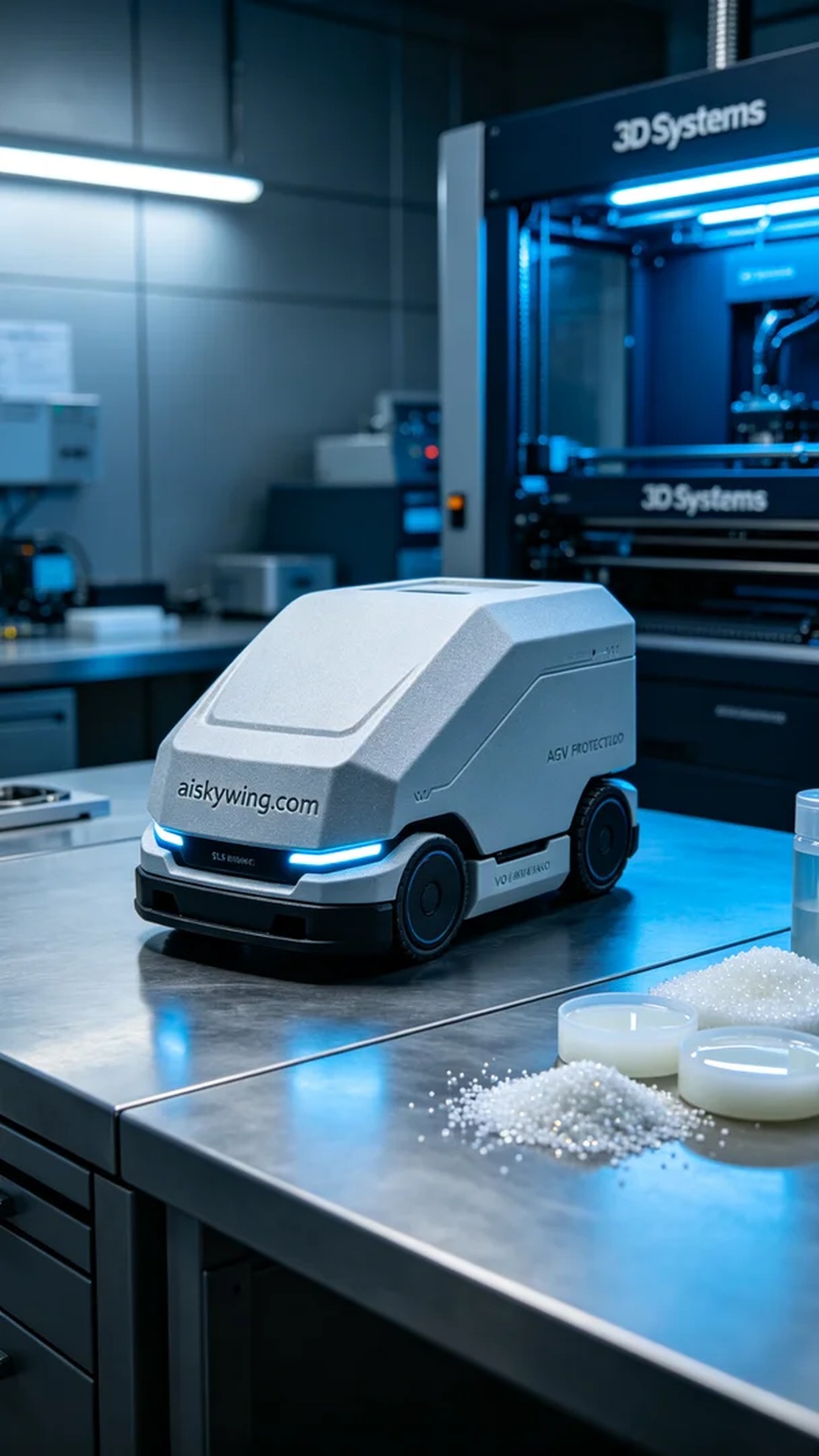 0969-AGV protective cover - Aiskywing Industrial 3D Printing Showcase 内容图4 Zhongshan Skywing 3D Technology Co.,LTD | 中山市天翼三维科技有限公司 0969-AGV protective cover - Aiskywing Industrial 3D Printing Showcase SLS-无人机机器人 (SLS-UAV) 图4张