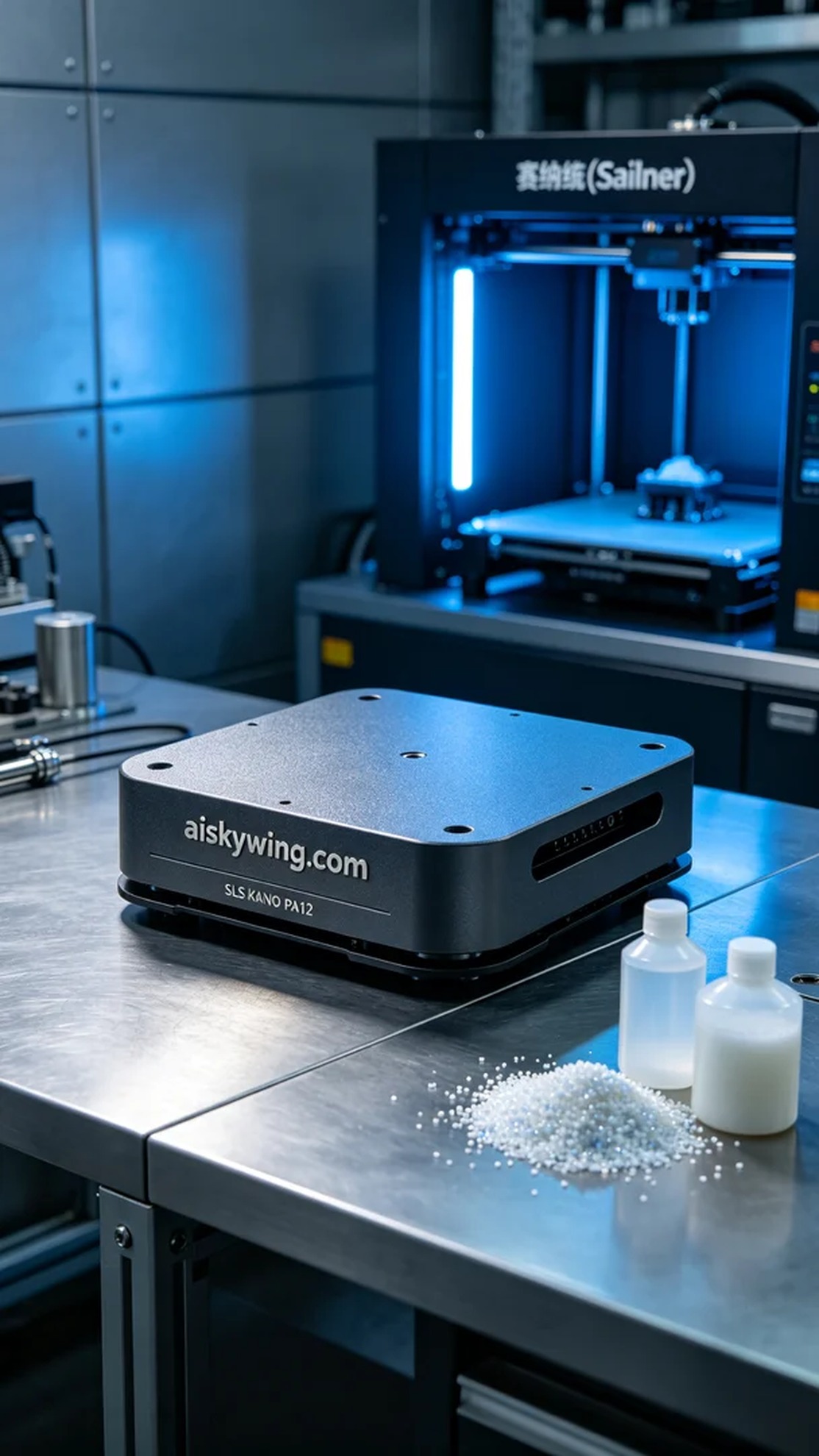 0990-AGV Base - Aiskywing Industrial 3D Printing Showcase 内容图2 Zhongshan Skywing 3D Technology Co.,LTD | 中山市天翼三维科技有限公司 0990-AGV Base - Aiskywing Industrial 3D Printing Showcase SLS-无人机机器人 (SLS-UAV) 图2张
