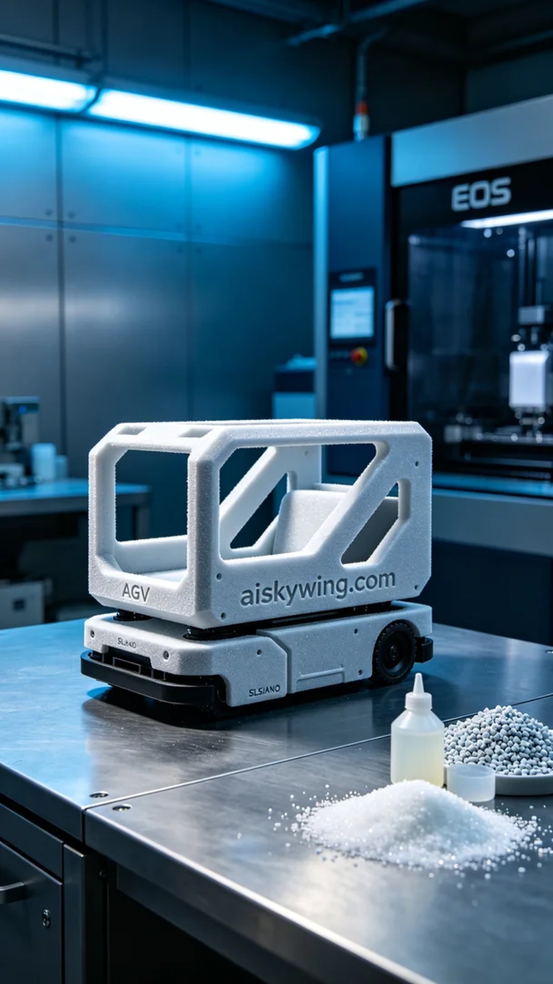 1009-AGV Framework - Aiskywing Industrial 3D Printing Showcase 内容图3 Zhongshan Skywing 3D Technology Co.,LTD | 中山市天翼三维科技有限公司 1009-AGV Framework - Aiskywing Industrial 3D Printing Showcase SLS-无人机机器人 (SLS-UAV) 图3张