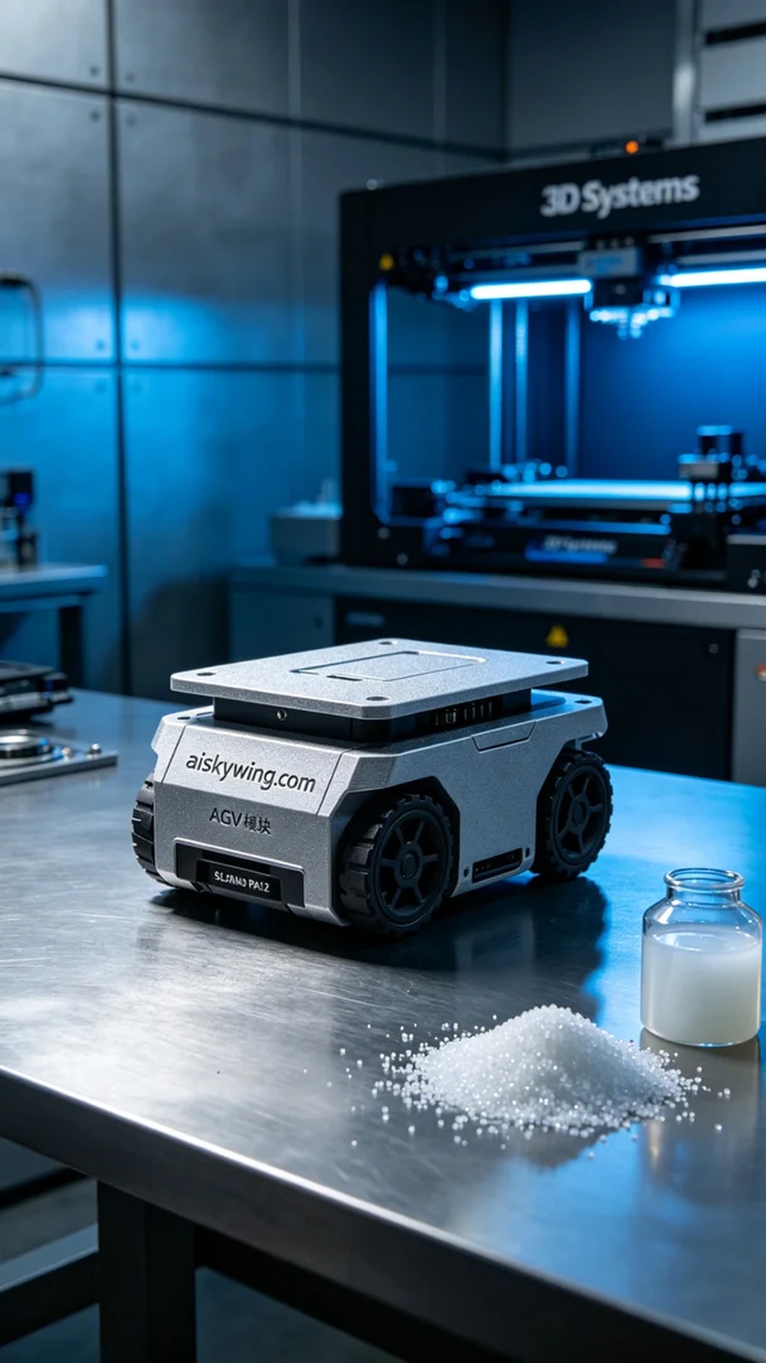 1010-AGV Module - Aiskywing Industrial 3D Printing Showcase 内容图4 Zhongshan Skywing 3D Technology Co.,LTD | 中山市天翼三维科技有限公司 1010-AGV Module - Aiskywing Industrial 3D Printing Showcase SLS-无人机机器人 (SLS-UAV) 图4张