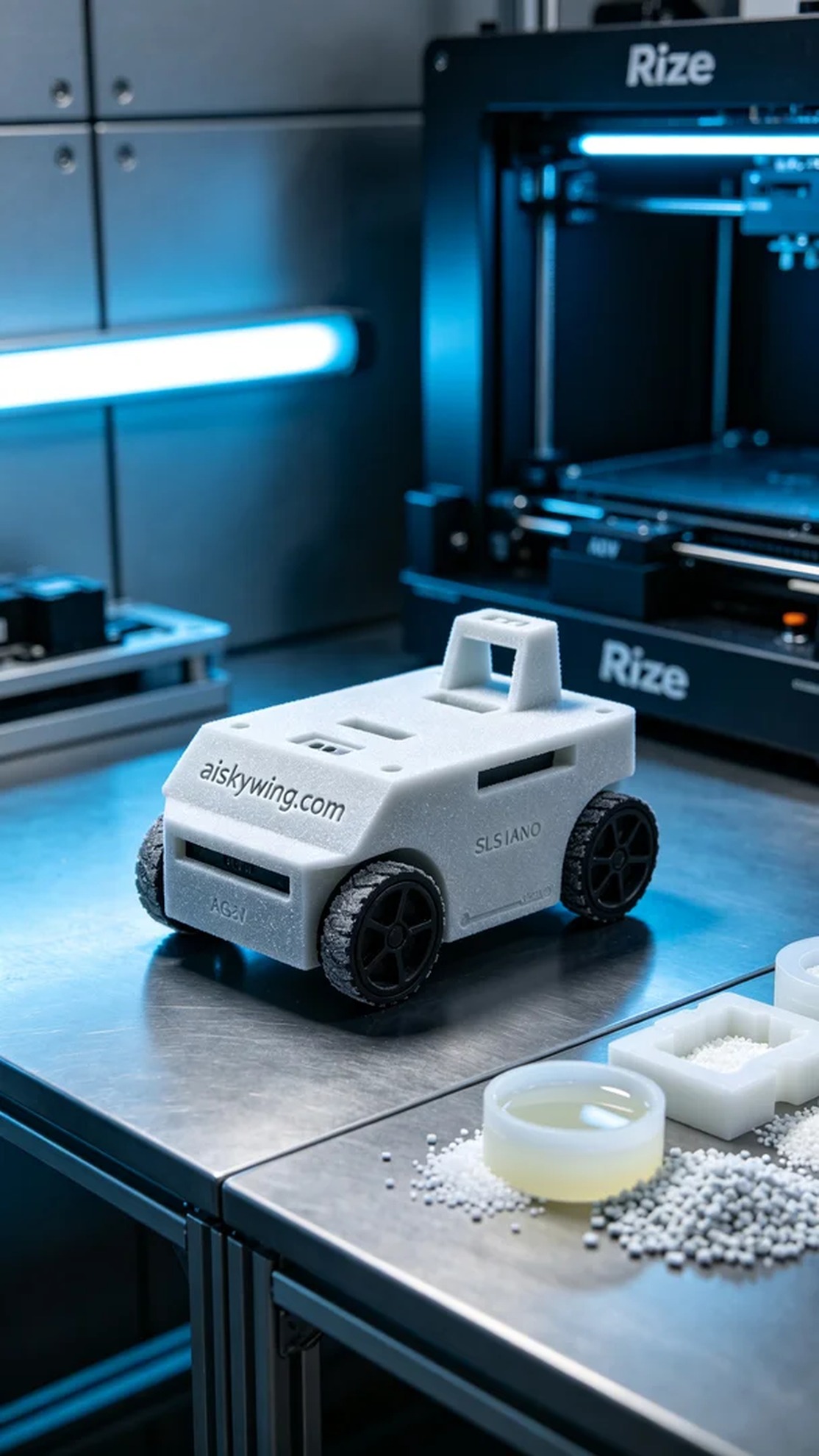 0984-AGV Cart Ultrasonic Sensor Bracket - Aiskywing Industrial 3D Printing Showcase 内容图1 Zhongshan Skywing 3D Technology Co.,LTD | 中山市天翼三维科技有限公司 0984-AGV Cart Ultrasonic Sensor Bracket - Aiskywing Industrial 3D Printing Showcase SLS-无人机机器人 (SLS-UAV) 图1张