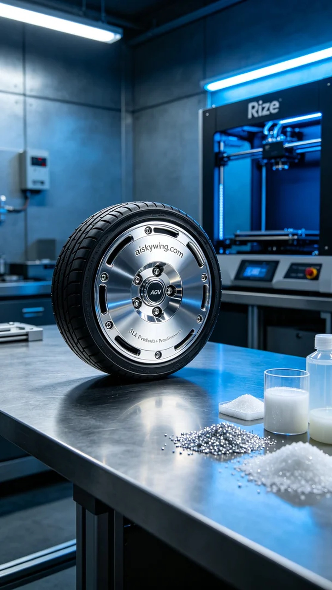 0512-AGV cart wheel cover - Aiskywing Industrial 3D Printing Showcase 内容图4 Zhongshan Skywing 3D Technology Co.,LTD | 中山市天翼三维科技有限公司 0512-AGV cart wheel cover - Aiskywing Industrial 3D Printing Showcase 全工艺-补充 (FP-S) 图4张