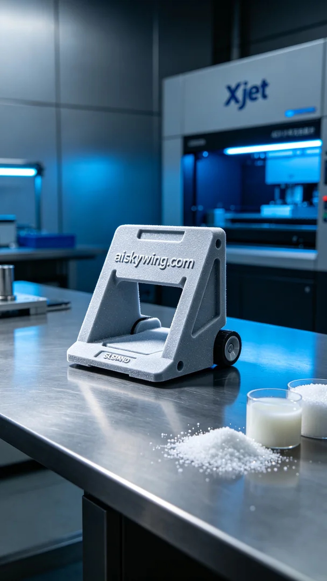 0579-AGV trolley charging electrode bracket - Aiskywing Industrial 3D Printing Showcase