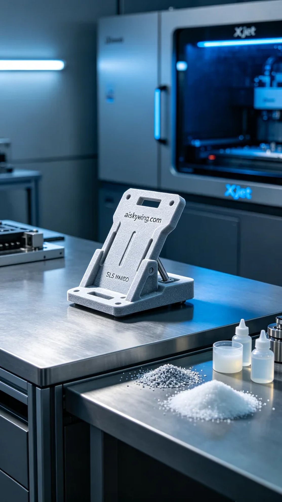0579-AGV trolley charging electrode bracket - Aiskywing Industrial 3D Printing Showcase 内容图2 Zhongshan Skywing 3D Technology Co.,LTD | 中山市天翼三维科技有限公司 0579-AGV trolley charging electrode bracket - Aiskywing Industrial 3D Printing Showcase SLS-无人机机器人 (SLS-UAV) 图2张