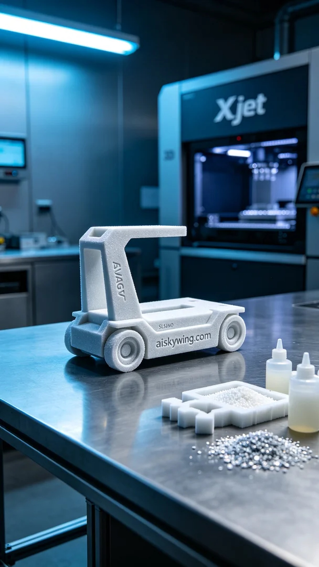 0579-AGV trolley charging electrode bracket - Aiskywing Industrial 3D Printing Showcase 内容图4 Zhongshan Skywing 3D Technology Co.,LTD | 中山市天翼三维科技有限公司 0579-AGV trolley charging electrode bracket - Aiskywing Industrial 3D Printing Showcase SLS-无人机机器人 (SLS-UAV) 图4张