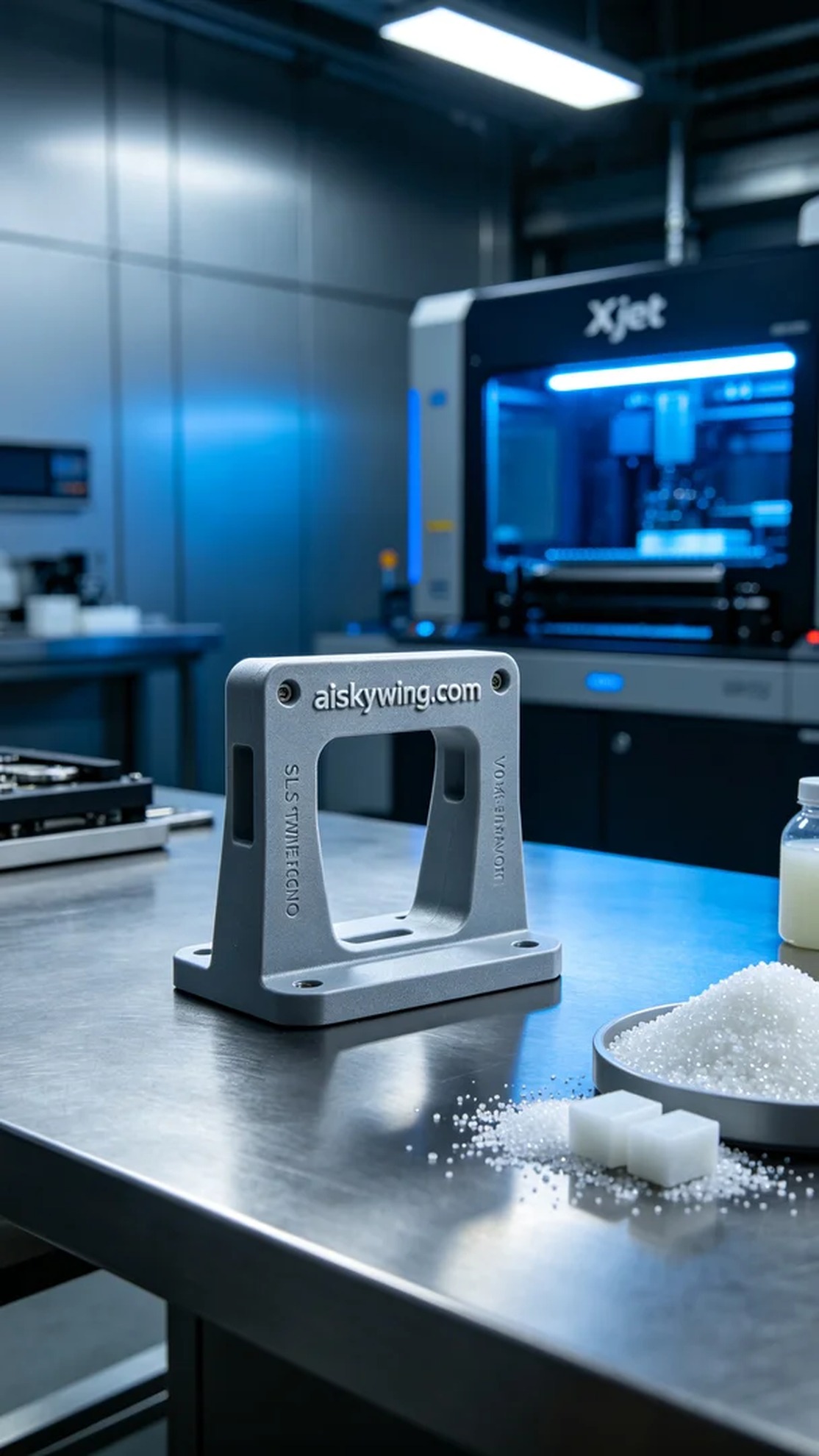 0627-AGV Cart Magnetic Navigation Sensor Bracket - Aiskywing Industrial 3D Printing Showcase 内容图3 Zhongshan Skywing 3D Technology Co.,LTD | 中山市天翼三维科技有限公司 0627-AGV Cart Magnetic Navigation Sensor Bracket - Aiskywing Industrial 3D Printing Showcase SLS-无人机机器人 (SLS-UAV) 图3张