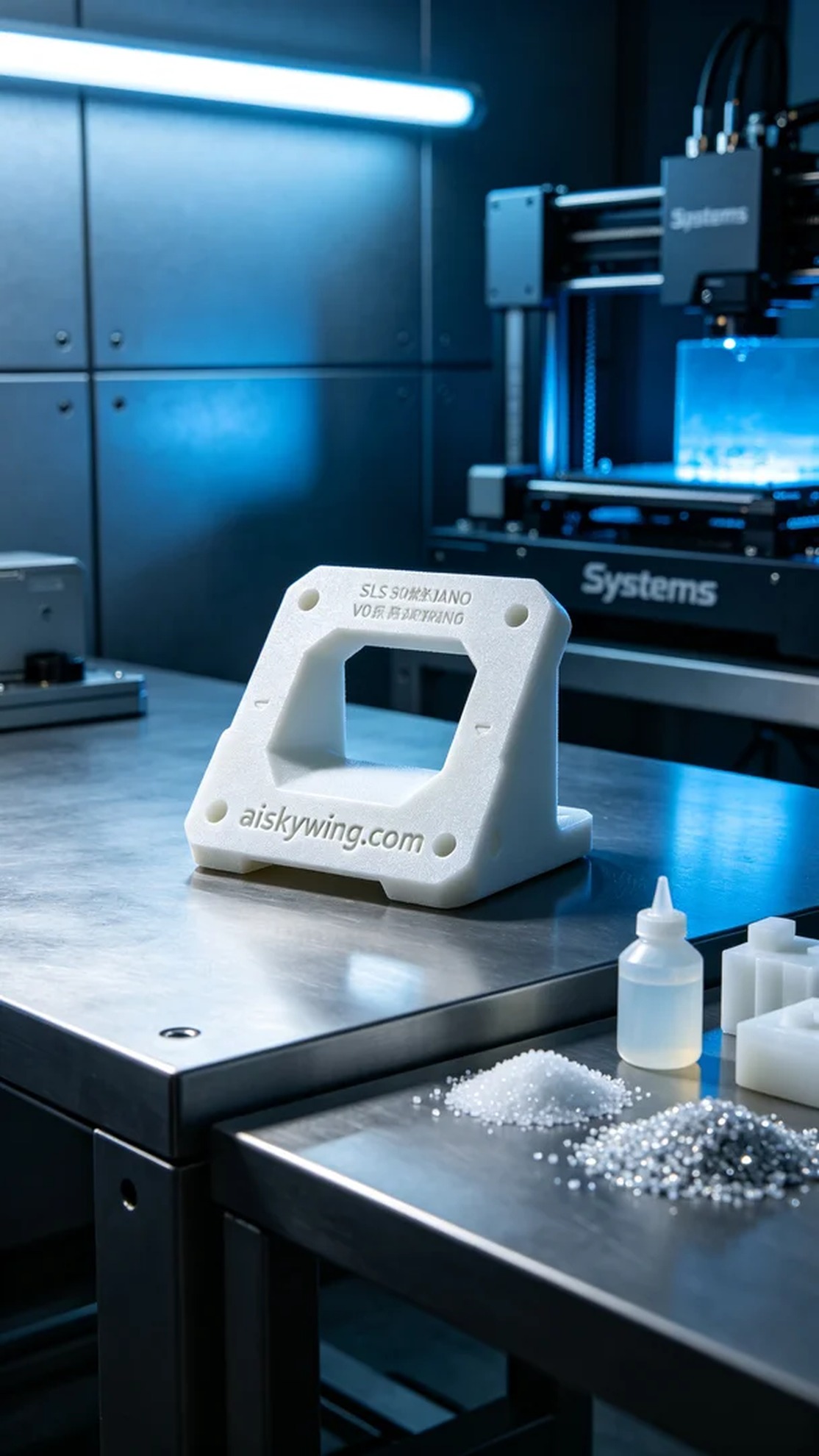 0580-AGV Cart Guidance Sensor Bracket - Aiskywing Industrial 3D Printing Showcase 内容图3 Zhongshan Skywing 3D Technology Co.,LTD | 中山市天翼三维科技有限公司 0580-AGV Cart Guidance Sensor Bracket - Aiskywing Industrial 3D Printing Showcase SLS-无人机机器人 (SLS-UAV) 图3张