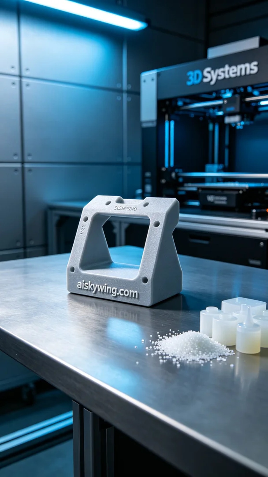 0580-AGV Cart Guidance Sensor Bracket - Aiskywing Industrial 3D Printing Showcase 内容图4 Zhongshan Skywing 3D Technology Co.,LTD | 中山市天翼三维科技有限公司 0580-AGV Cart Guidance Sensor Bracket - Aiskywing Industrial 3D Printing Showcase SLS-无人机机器人 (SLS-UAV) 图4张