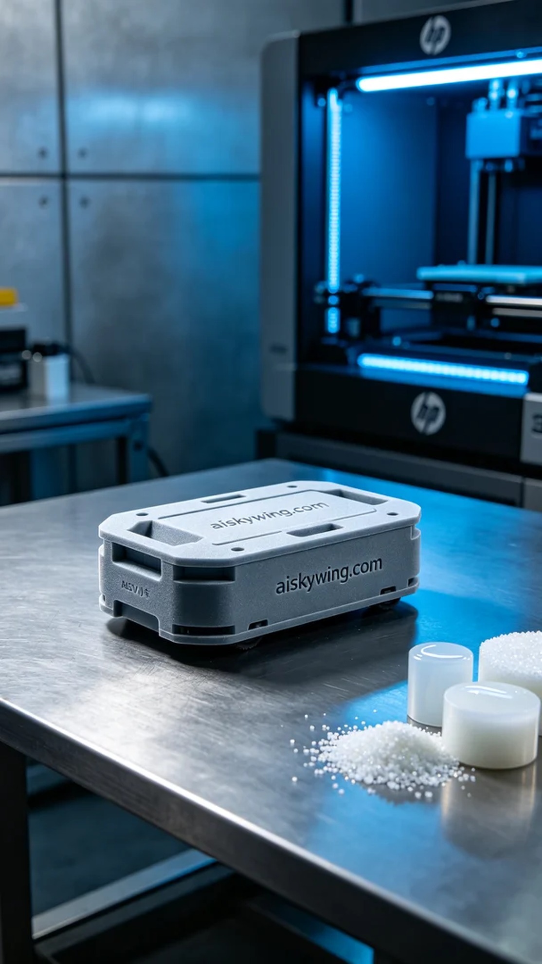 0625-AGV Cart Battery Compartment Cover - Aiskywing Industrial 3D Printing Showcase 内容图3 Zhongshan Skywing 3D Technology Co.,LTD | 中山市天翼三维科技有限公司 0625-AGV Cart Battery Compartment Cover - Aiskywing Industrial 3D Printing Showcase SLS-无人机机器人 (SLS-UAV) 图3张