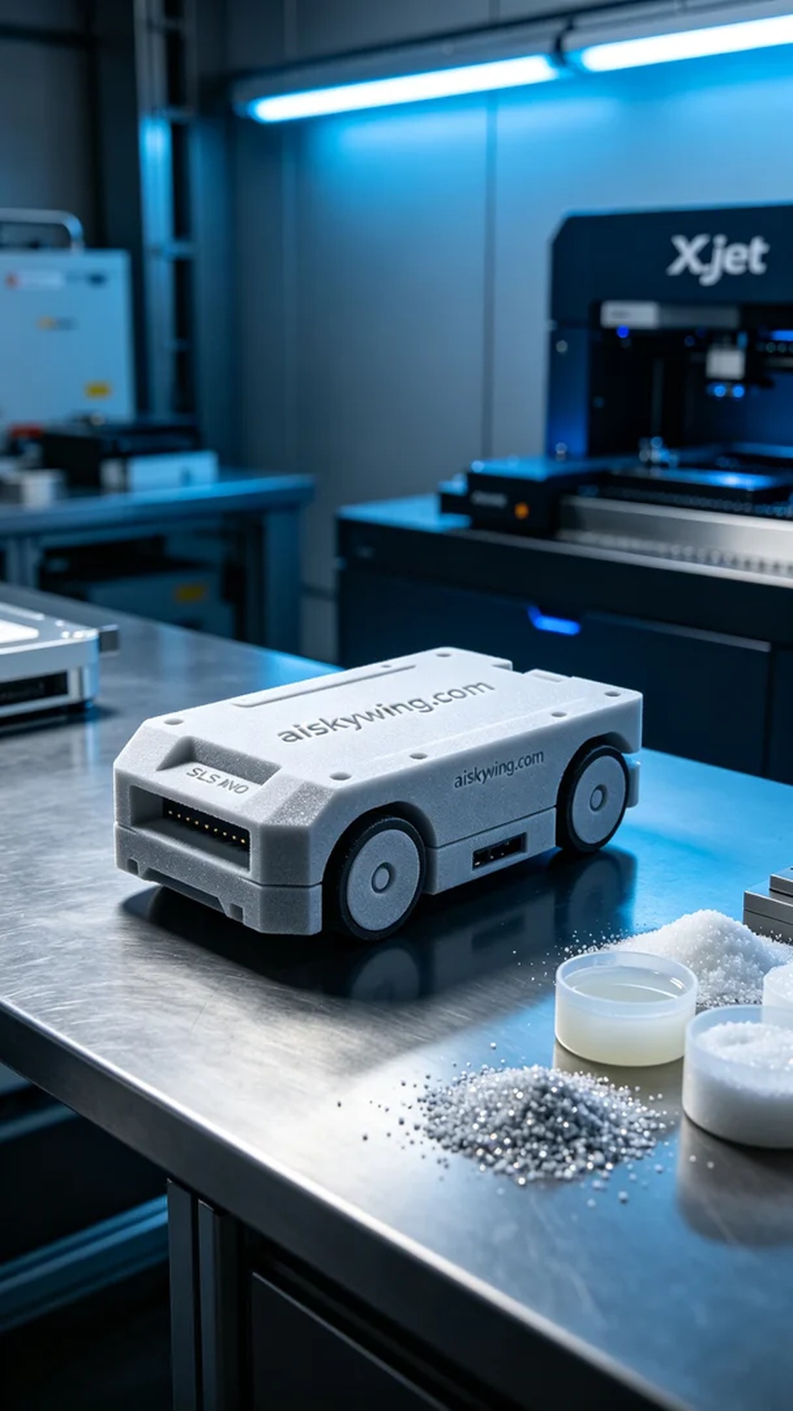 0626-AGV cart power module casing - Aiskywing Industrial 3D Printing Showcase 内容图2 Zhongshan Skywing 3D Technology Co.,LTD | 中山市天翼三维科技有限公司 0626-AGV cart power module casing - Aiskywing Industrial 3D Printing Showcase SLS-无人机机器人 (SLS-UAV) 图2张