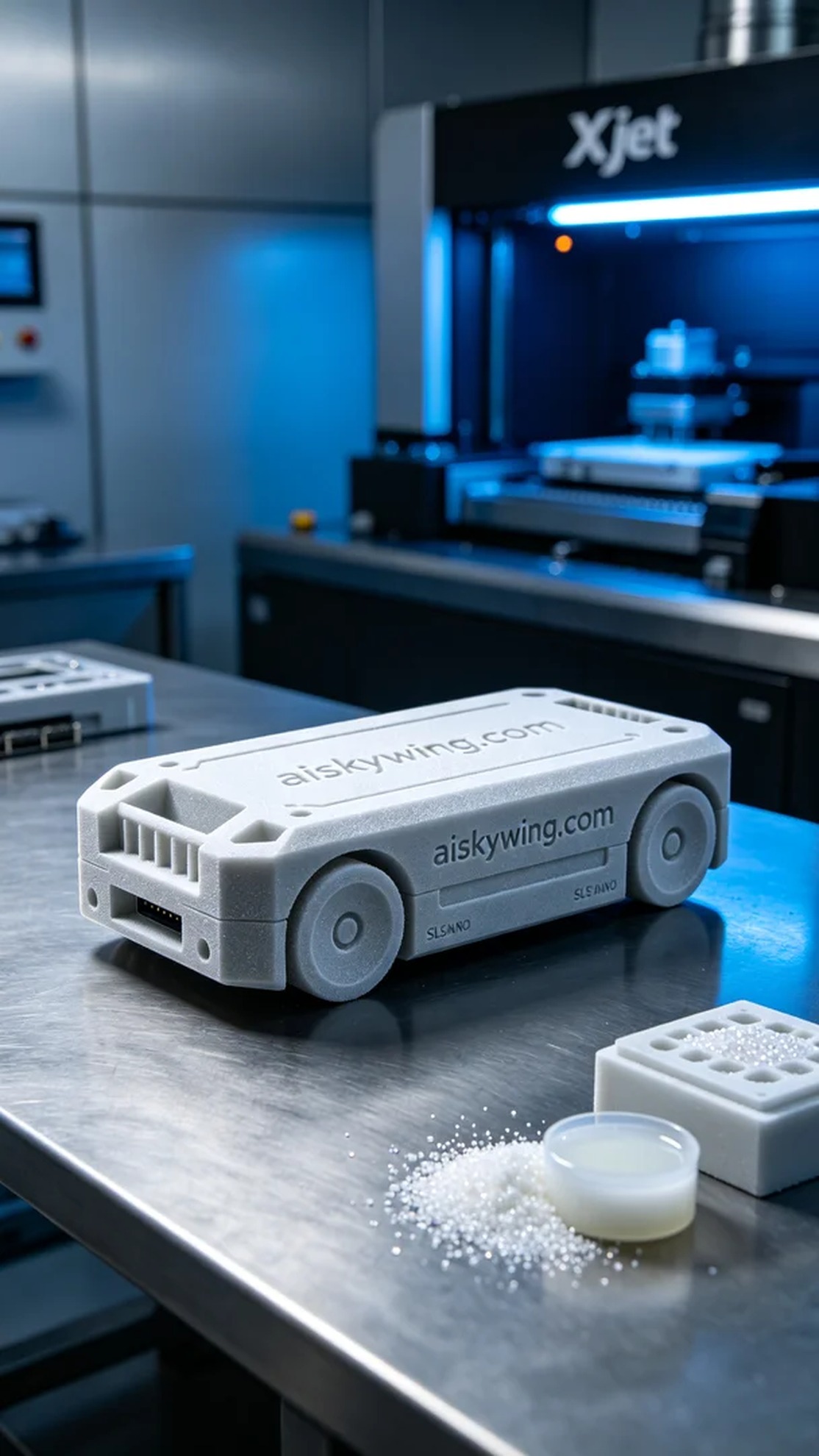 0626-AGV cart power module casing - Aiskywing Industrial 3D Printing Showcase 内容图3 Zhongshan Skywing 3D Technology Co.,LTD | 中山市天翼三维科技有限公司 0626-AGV cart power module casing - Aiskywing Industrial 3D Printing Showcase SLS-无人机机器人 (SLS-UAV) 图3张