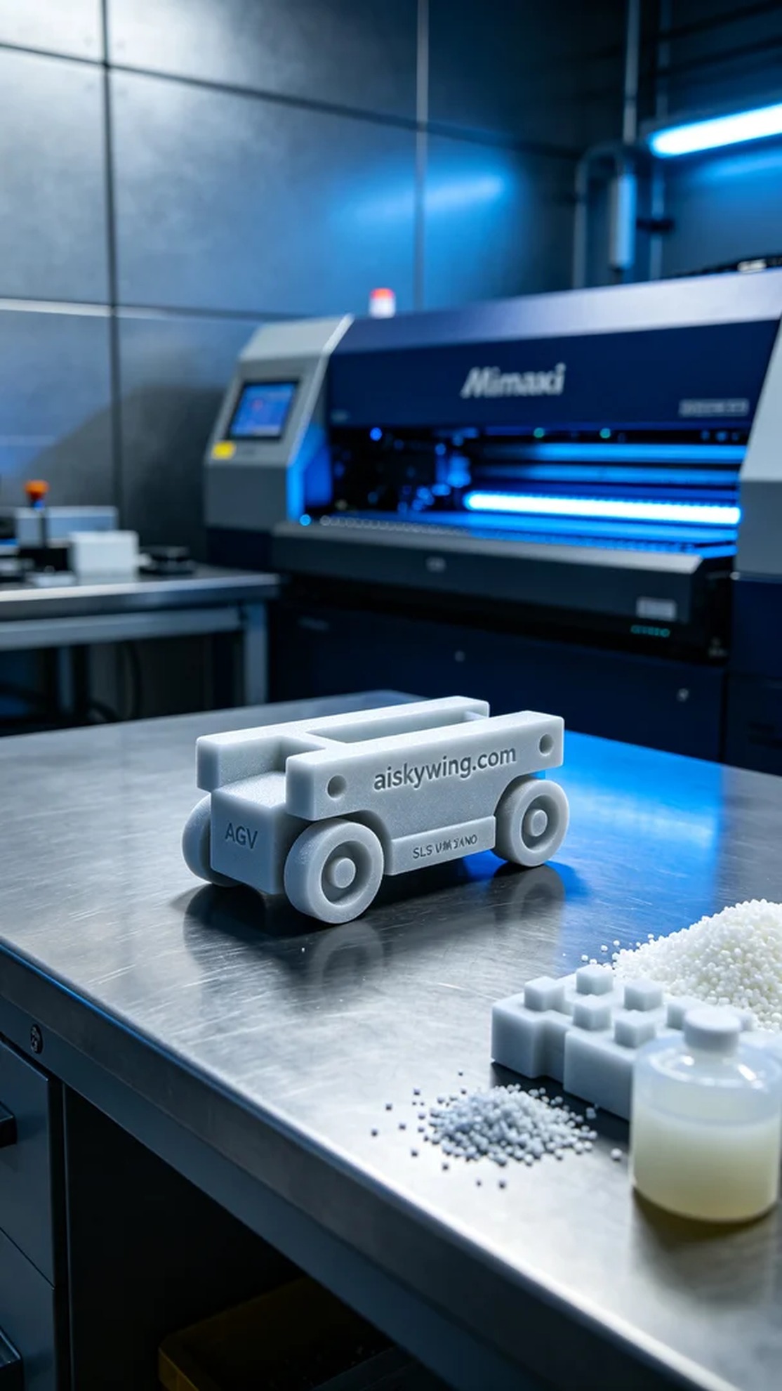 0983-AGV cart shelf connector - Aiskywing Industrial 3D Printing Showcase 内容图3 Zhongshan Skywing 3D Technology Co.,LTD | 中山市天翼三维科技有限公司 0983-AGV cart shelf connector - Aiskywing Industrial 3D Printing Showcase SLS-无人机机器人 (SLS-UAV) 图3张