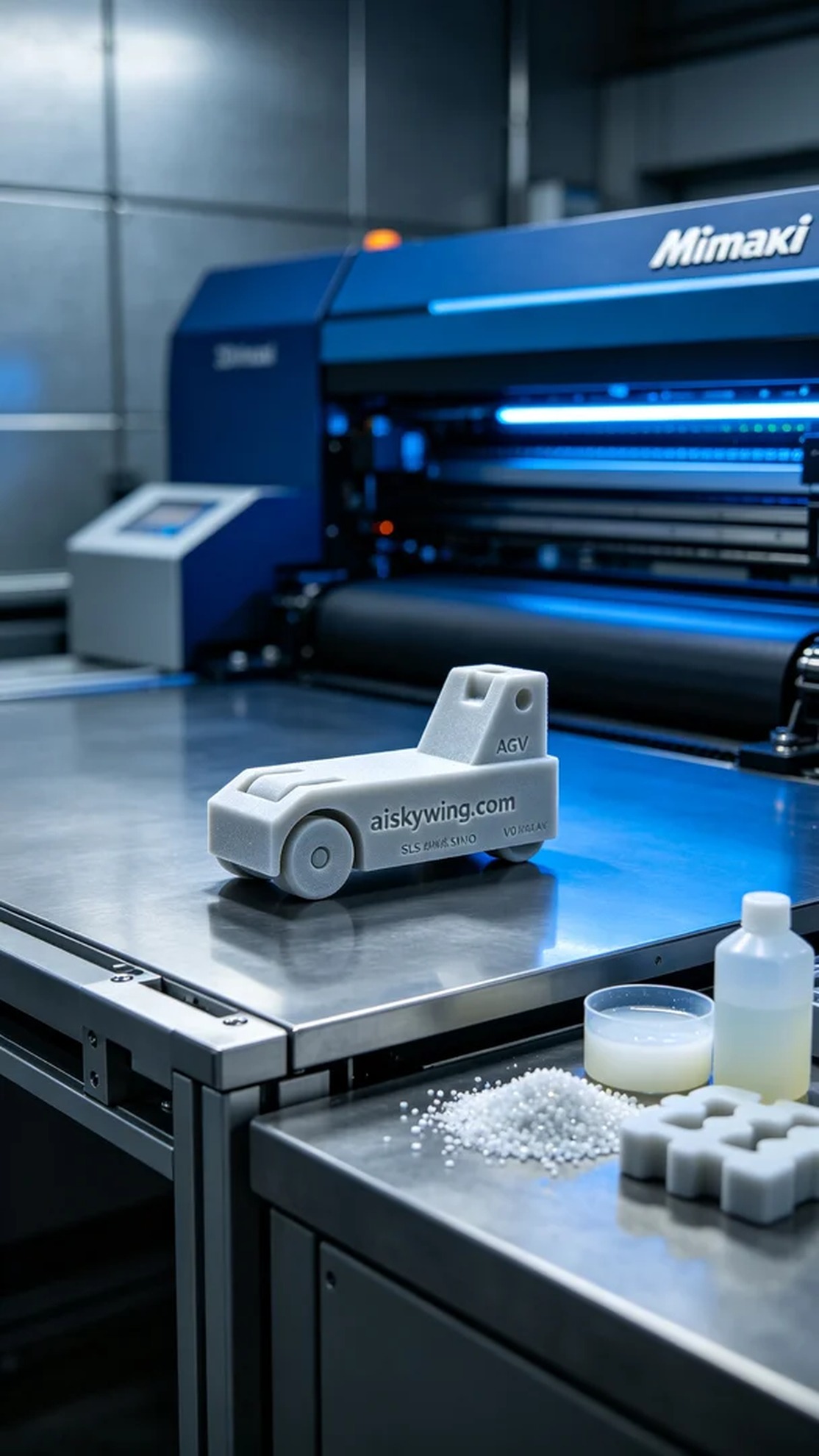 0983-AGV cart shelf connector - Aiskywing Industrial 3D Printing Showcase 内容图4 Zhongshan Skywing 3D Technology Co.,LTD | 中山市天翼三维科技有限公司 0983-AGV cart shelf connector - Aiskywing Industrial 3D Printing Showcase SLS-无人机机器人 (SLS-UAV) 图4张
