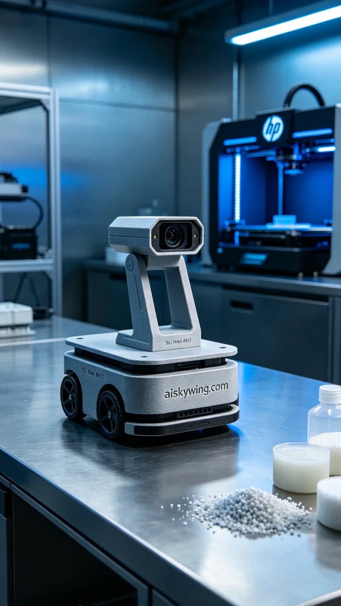 0624-AGV Cart Laser Radar Bracket - Aiskywing Industrial 3D Printing Showcase 内容图2 Zhongshan Skywing 3D Technology Co.,LTD | 中山市天翼三维科技有限公司 0624-AGV Cart Laser Radar Bracket - Aiskywing Industrial 3D Printing Showcase SLS-无人机机器人 (SLS-UAV) 图2张