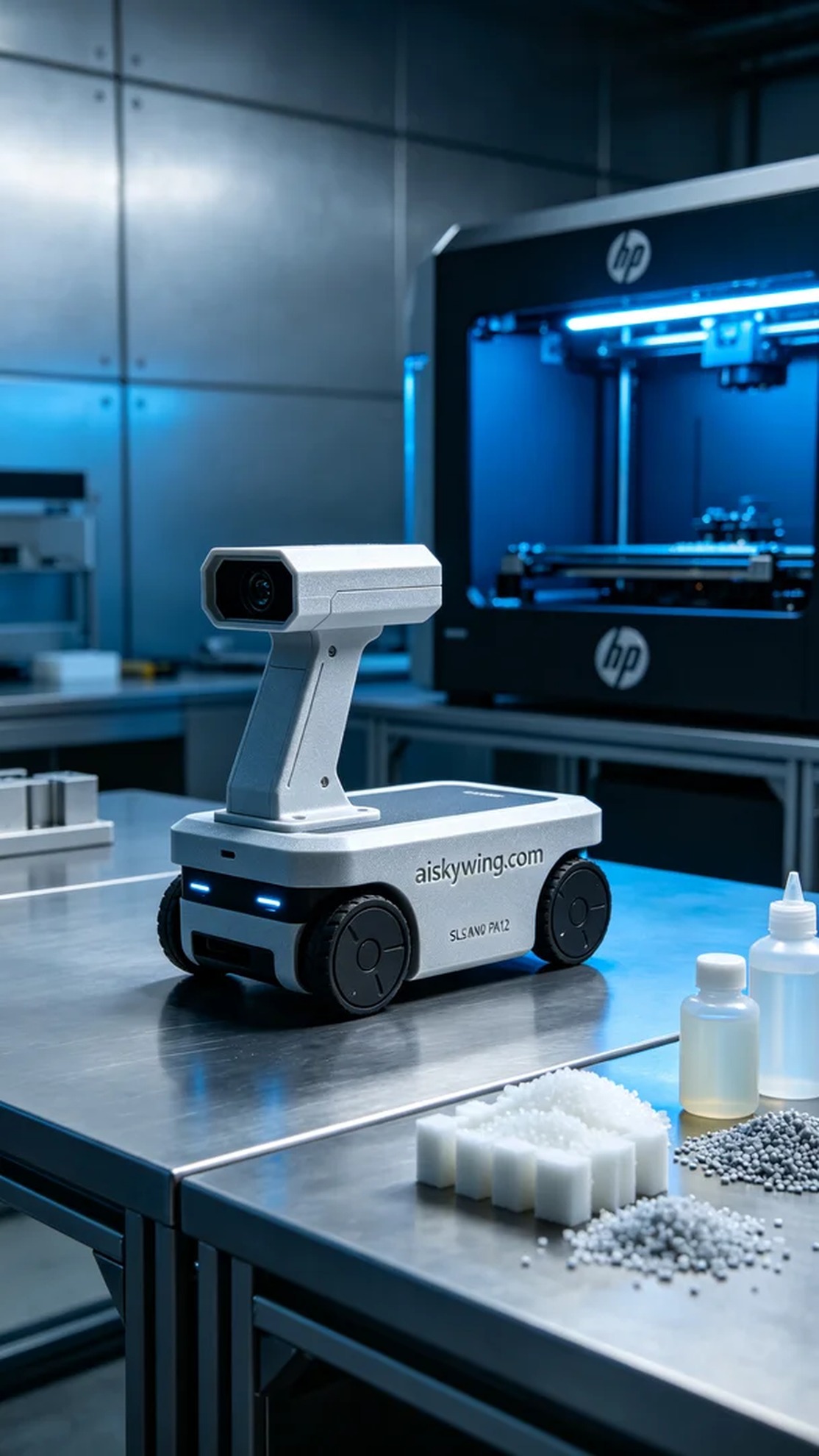 0624-AGV Cart Laser Radar Bracket - Aiskywing Industrial 3D Printing Showcase 内容图3 Zhongshan Skywing 3D Technology Co.,LTD | 中山市天翼三维科技有限公司 0624-AGV Cart Laser Radar Bracket - Aiskywing Industrial 3D Printing Showcase SLS-无人机机器人 (SLS-UAV) 图3张