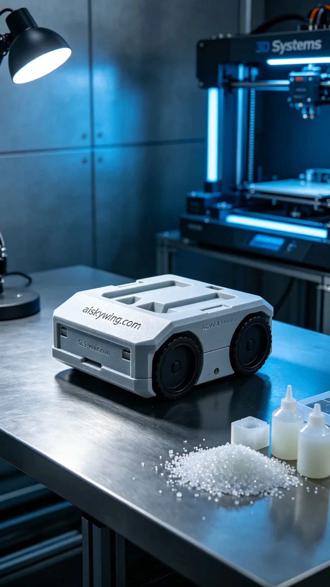 0622-AGV Cart Controller Enclosure - Aiskywing Industrial 3D Printing Showcase 内容图3 Zhongshan Skywing 3D Technology Co.,LTD | 中山市天翼三维科技有限公司 0622-AGV Cart Controller Enclosure - Aiskywing Industrial 3D Printing Showcase SLS-无人机机器人 (SLS-UAV) 图3张
