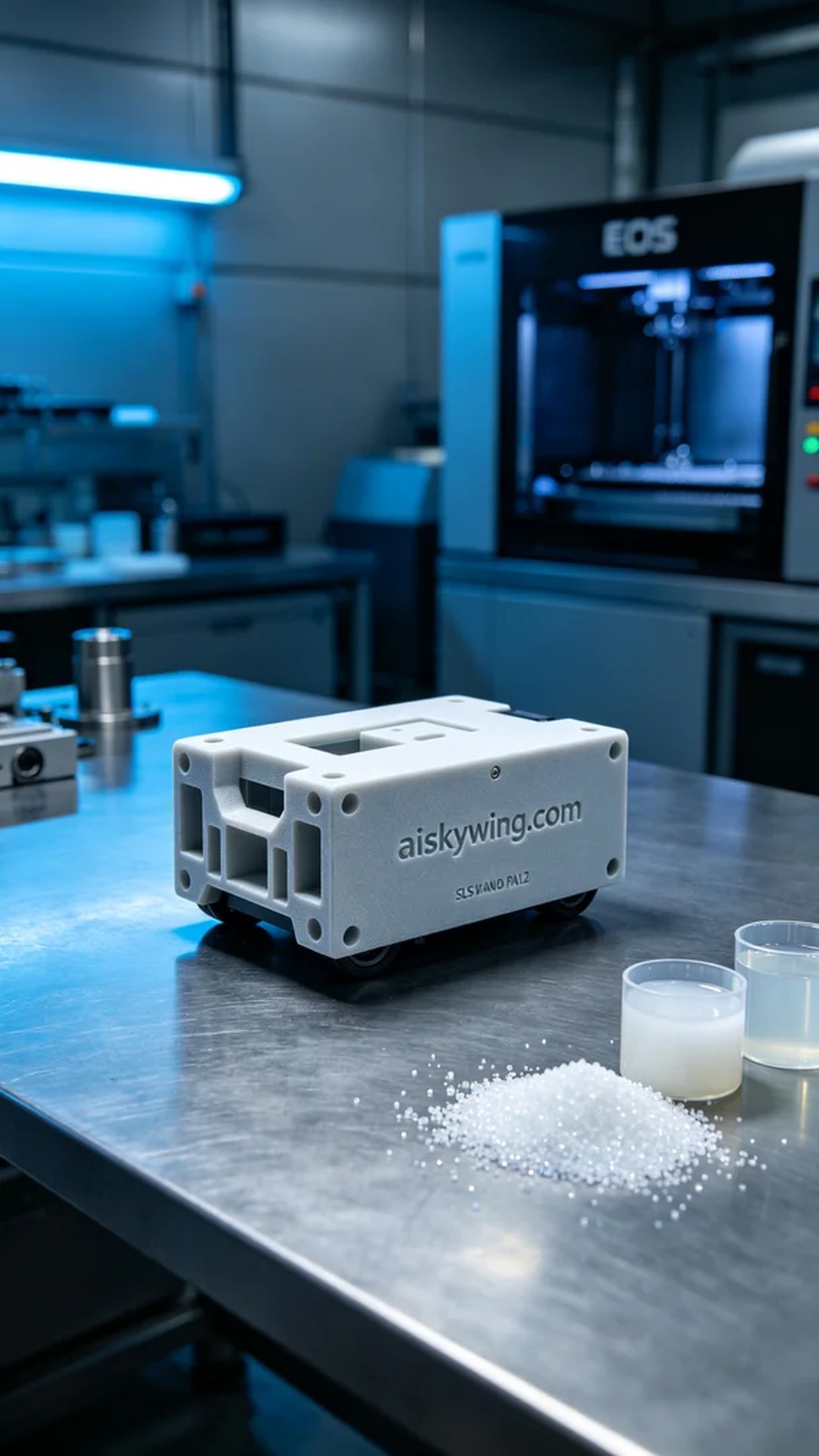 0989-AGV cart drive housing - Aiskywing Industrial 3D Printing Showcase 内容图3 Zhongshan Skywing 3D Technology Co.,LTD | 中山市天翼三维科技有限公司 0989-AGV cart drive housing - Aiskywing Industrial 3D Printing Showcase SLS-无人机机器人 (SLS-UAV) 图3张