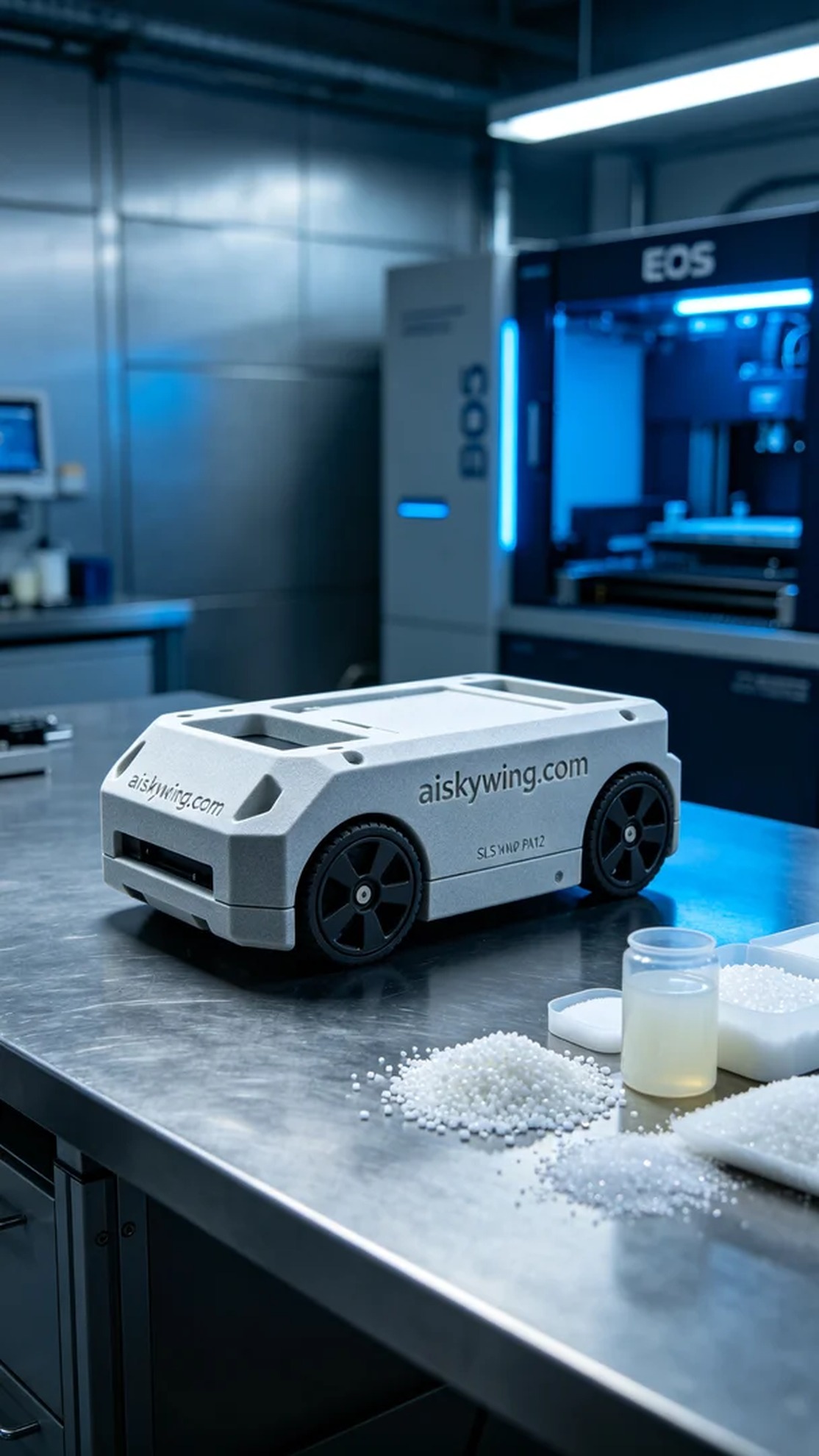 0989-AGV cart drive housing - Aiskywing Industrial 3D Printing Showcase 内容图4 Zhongshan Skywing 3D Technology Co.,LTD | 中山市天翼三维科技有限公司 0989-AGV cart drive housing - Aiskywing Industrial 3D Printing Showcase SLS-无人机机器人 (SLS-UAV) 图4张