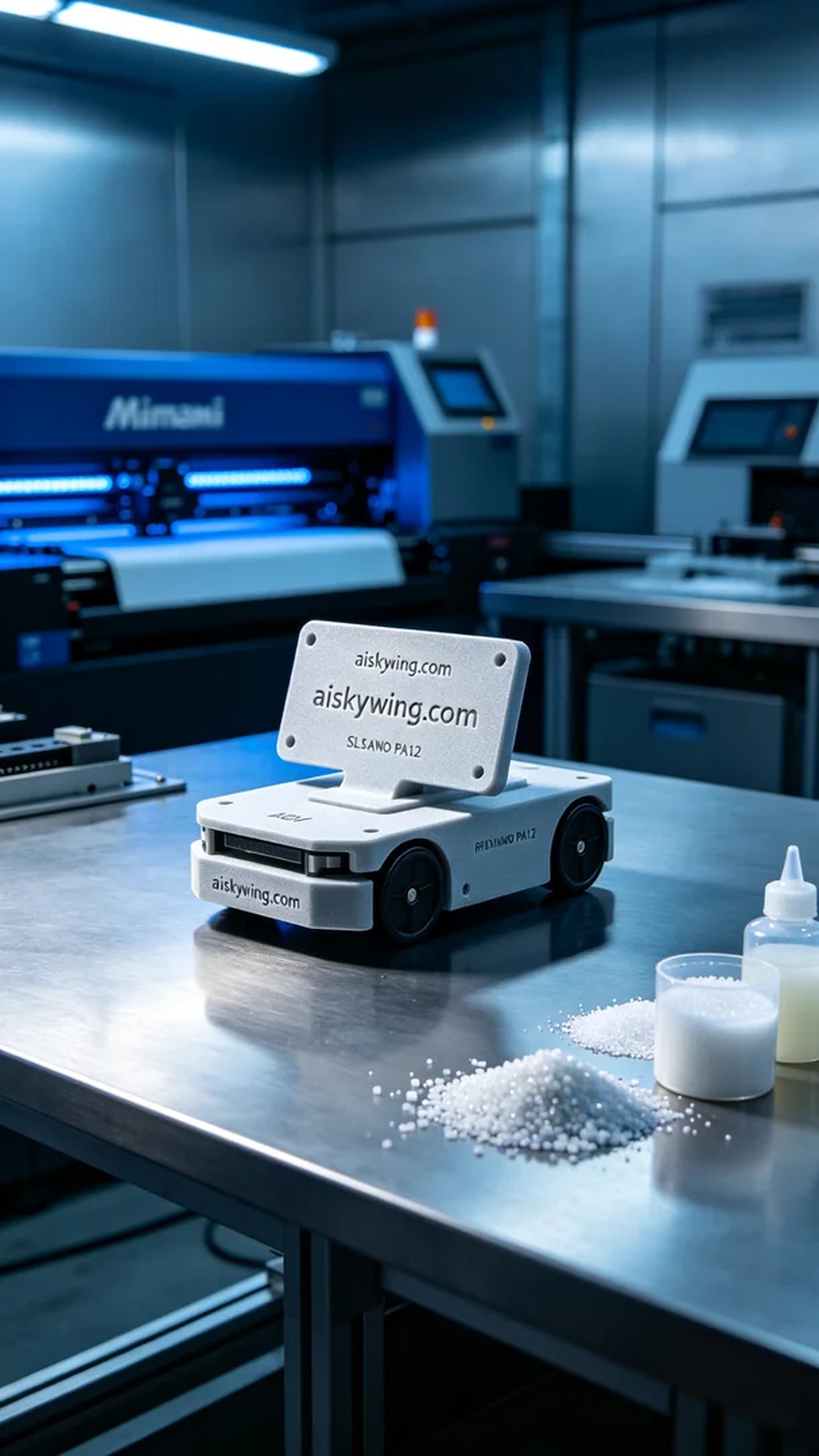 0578-AGV Cart RFID Antenna Bracket - Aiskywing Industrial 3D Printing Showcase 内容图2 Zhongshan Skywing 3D Technology Co.,LTD | 中山市天翼三维科技有限公司 0578-AGV Cart RFID Antenna Bracket - Aiskywing Industrial 3D Printing Showcase SLS-无人机机器人 (SLS-UAV) 图2张
