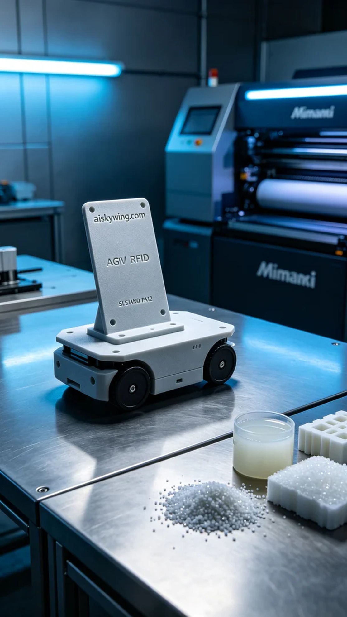 0619-AGV Cart RFID Antenna Bracket - Aiskywing Industrial 3D Printing Showcase