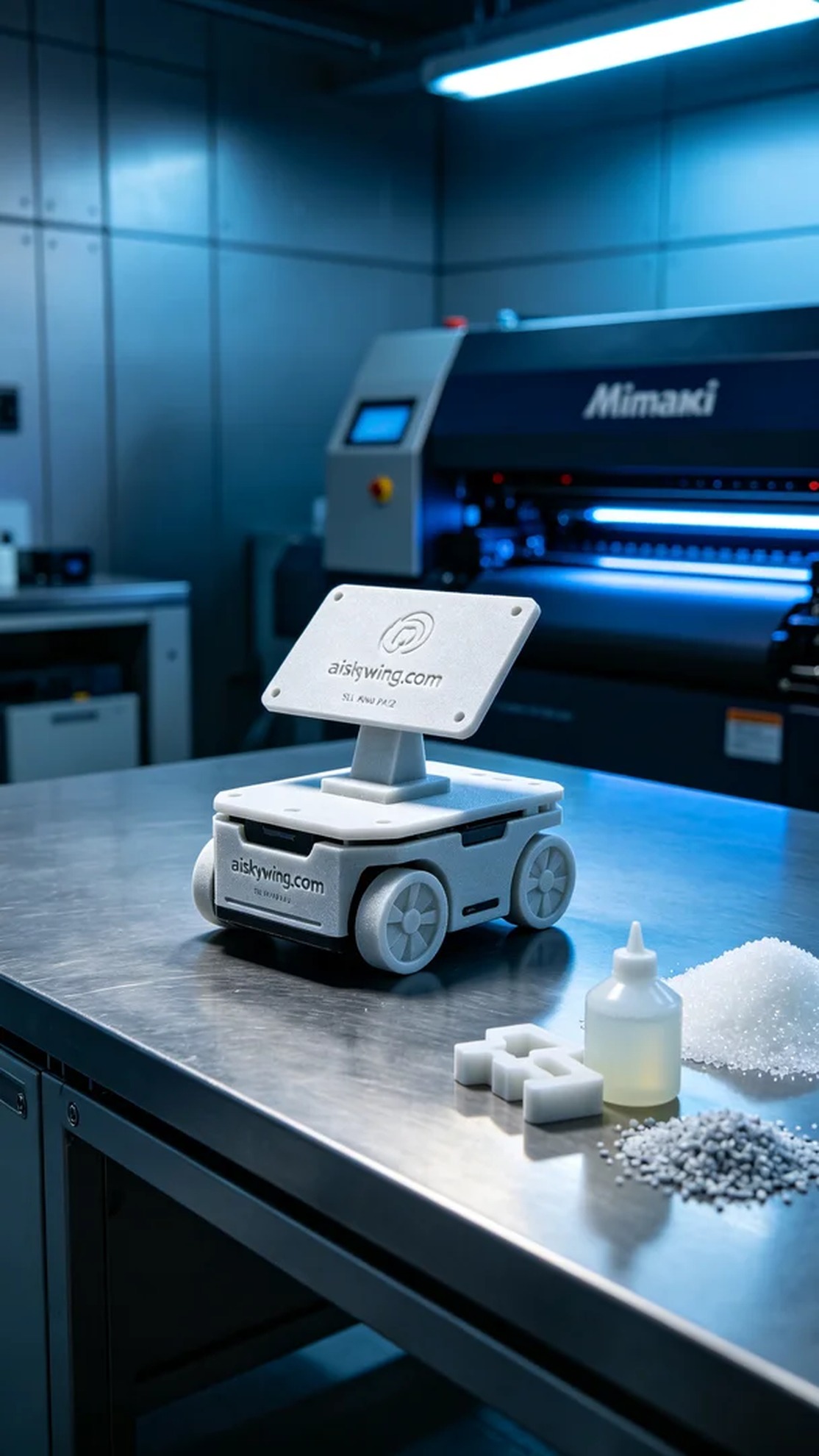 0619-AGV Cart RFID Antenna Bracket - Aiskywing Industrial 3D Printing Showcase 内容图2 Zhongshan Skywing 3D Technology Co.,LTD | 中山市天翼三维科技有限公司 0619-AGV Cart RFID Antenna Bracket - Aiskywing Industrial 3D Printing Showcase SLS-无人机机器人 (SLS-UAV) 图2张