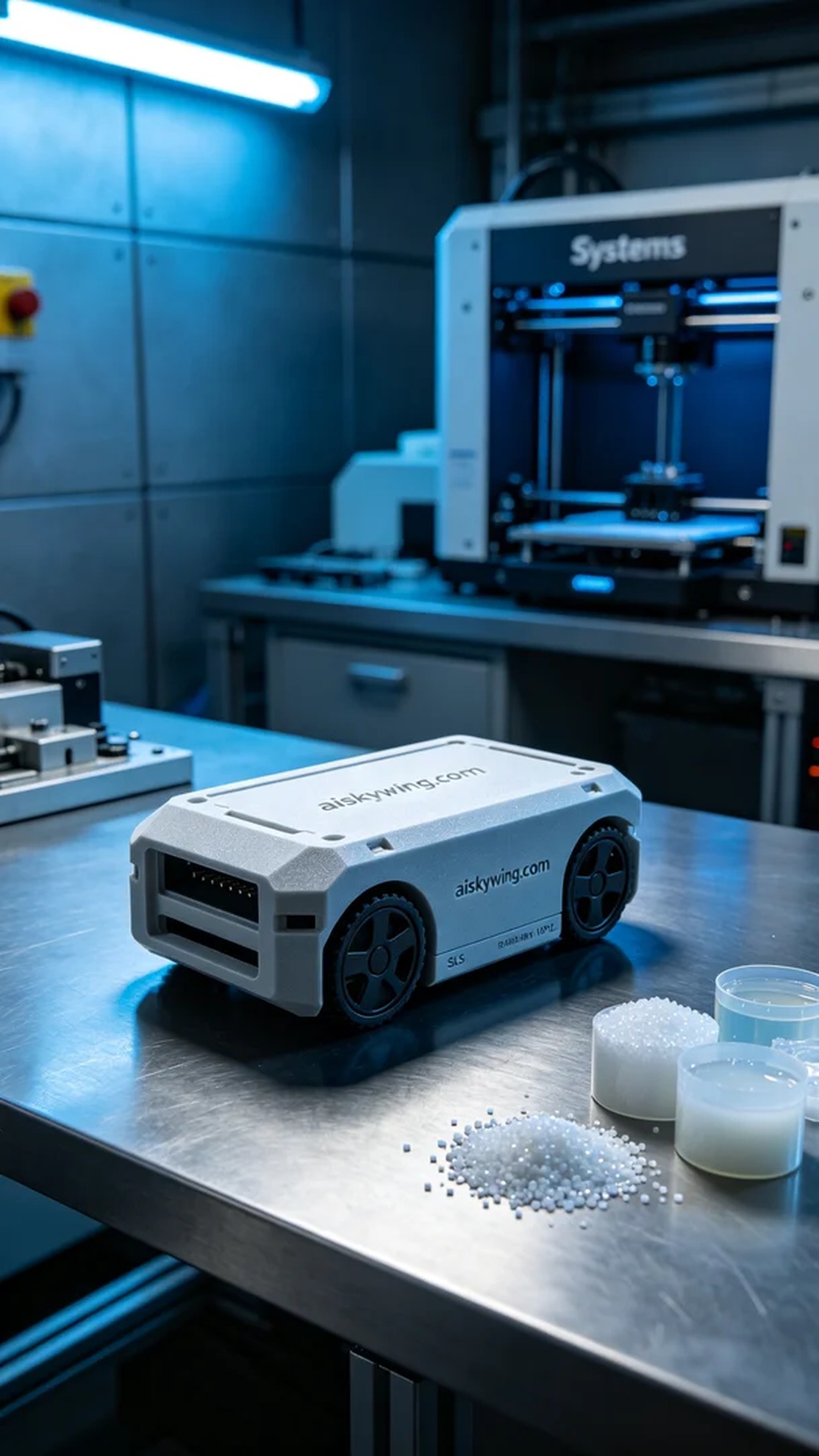 0987-AGV cart communication module casing - Aiskywing Industrial 3D Printing Showcase 内容图4 Zhongshan Skywing 3D Technology Co.,LTD | 中山市天翼三维科技有限公司 0987-AGV cart communication module casing - Aiskywing Industrial 3D Printing Showcase SLS-无人机机器人 (SLS-UAV) 图4张