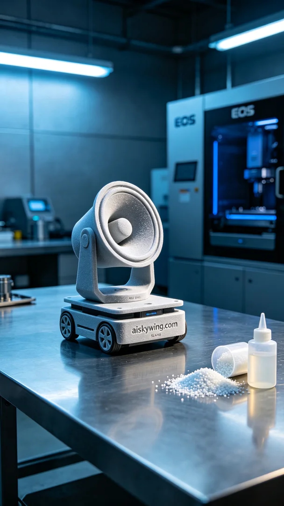 0620-AGV Cart Speaker Bracket - Aiskywing Industrial 3D Printing Showcase 内容图2 Zhongshan Skywing 3D Technology Co.,LTD | 中山市天翼三维科技有限公司 0620-AGV Cart Speaker Bracket - Aiskywing Industrial 3D Printing Showcase SLS-无人机机器人 (SLS-UAV) 图2张