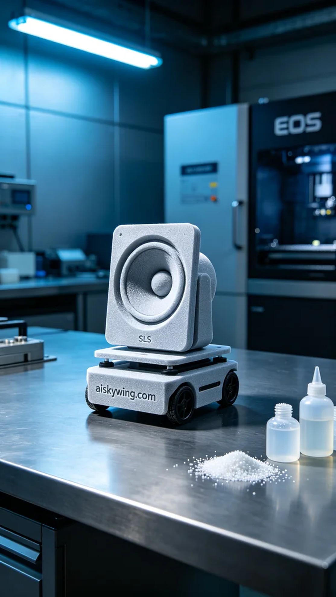 0620-AGV Cart Speaker Bracket - Aiskywing Industrial 3D Printing Showcase 内容图4 Zhongshan Skywing 3D Technology Co.,LTD | 中山市天翼三维科技有限公司 0620-AGV Cart Speaker Bracket - Aiskywing Industrial 3D Printing Showcase SLS-无人机机器人 (SLS-UAV) 图4张