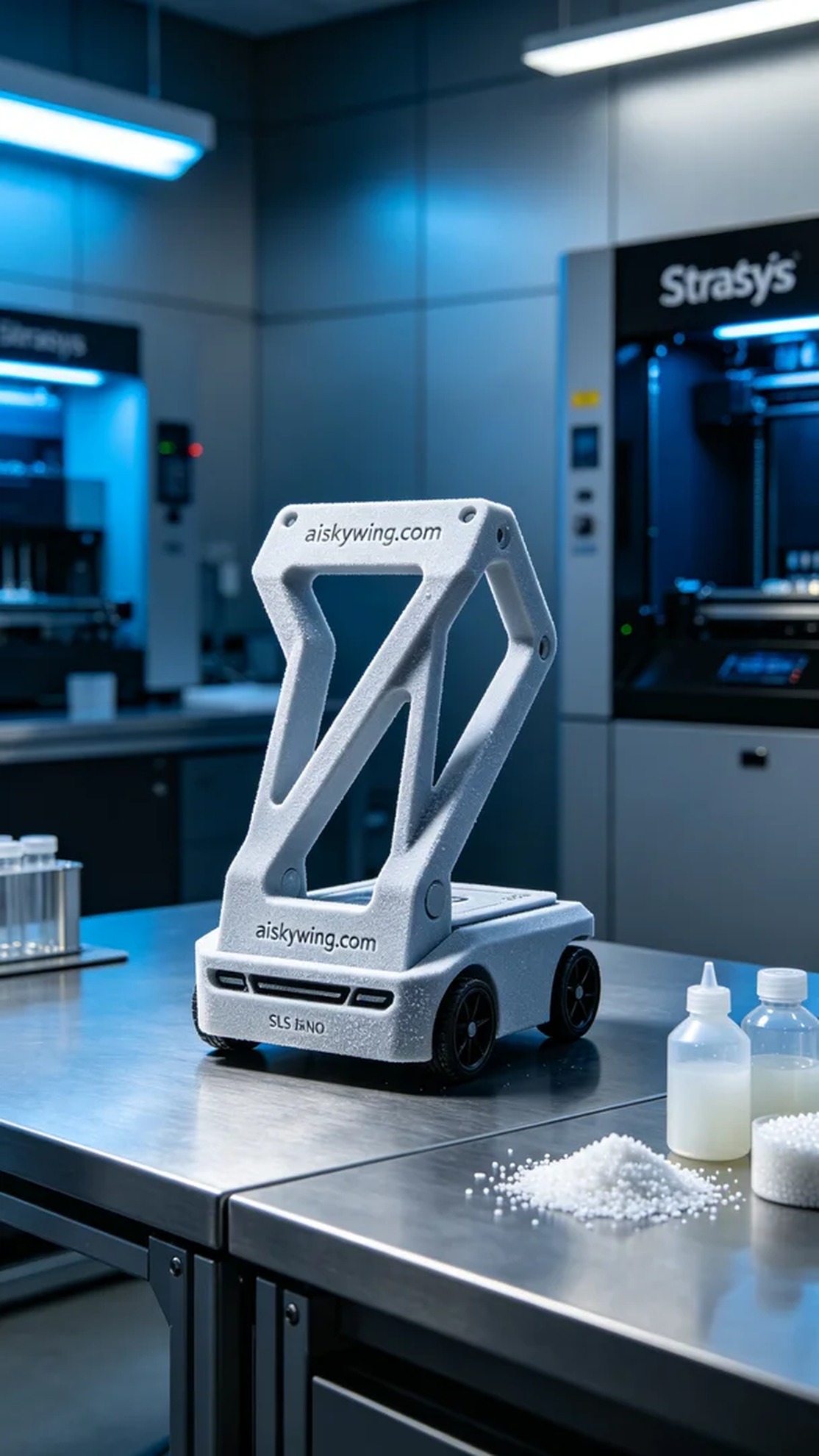 1008-AGV bracket - Aiskywing Industrial 3D Printing Showcase 内容图3 Zhongshan Skywing 3D Technology Co.,LTD | 中山市天翼三维科技有限公司 1008-AGV bracket - Aiskywing Industrial 3D Printing Showcase SLS-无人机机器人 (SLS-UAV) 图3张