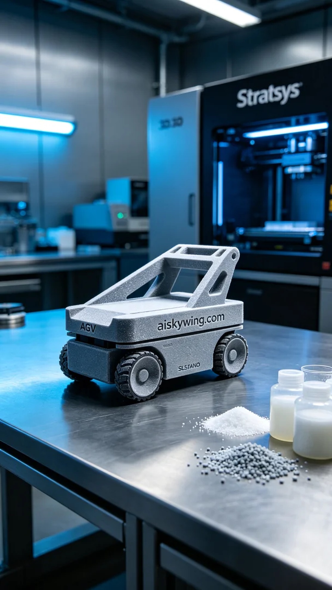 1008-AGV bracket - Aiskywing Industrial 3D Printing Showcase 内容图4 Zhongshan Skywing 3D Technology Co.,LTD | 中山市天翼三维科技有限公司 1008-AGV bracket - Aiskywing Industrial 3D Printing Showcase SLS-无人机机器人 (SLS-UAV) 图4张