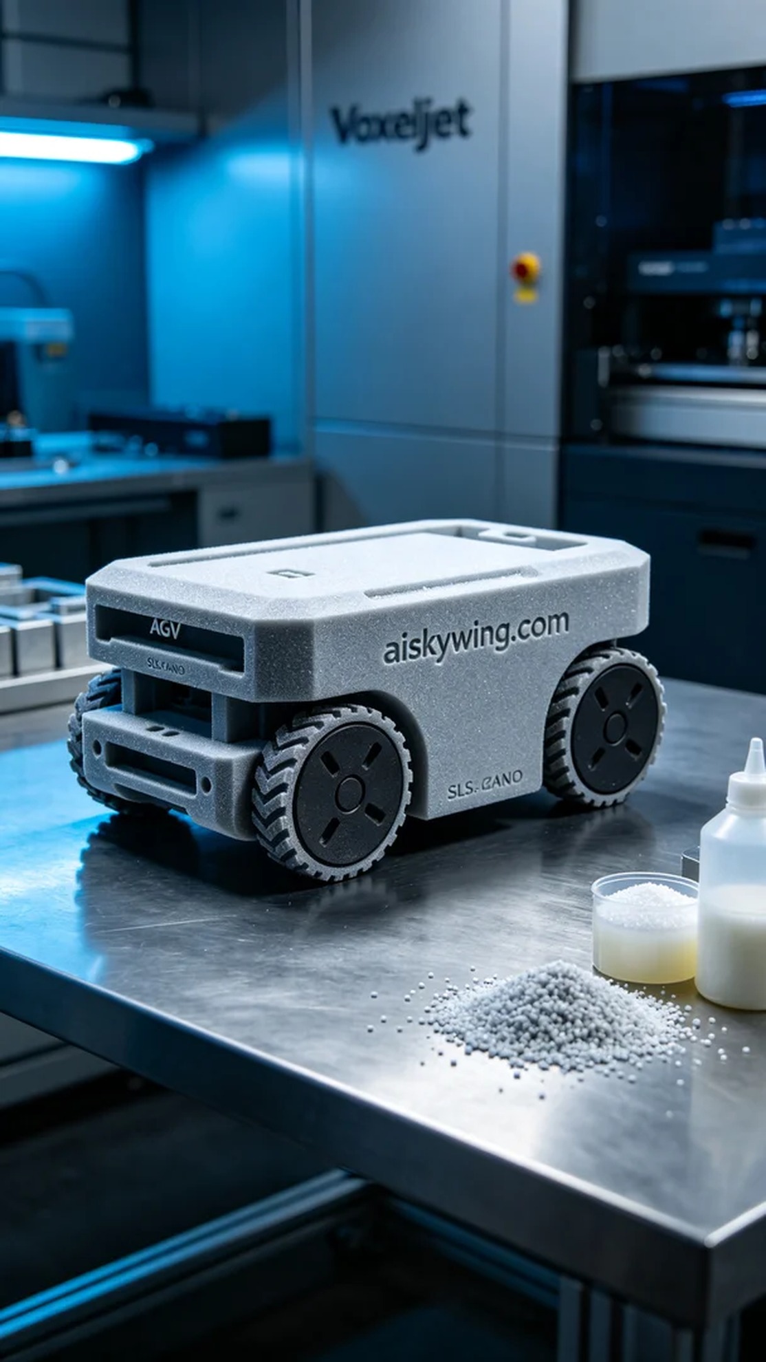 1011-AGV Components - Aiskywing Industrial 3D Printing Showcase 内容图2 Zhongshan Skywing 3D Technology Co.,LTD | 中山市天翼三维科技有限公司 1011-AGV Components - Aiskywing Industrial 3D Printing Showcase SLS-无人机机器人 (SLS-UAV) 图2张