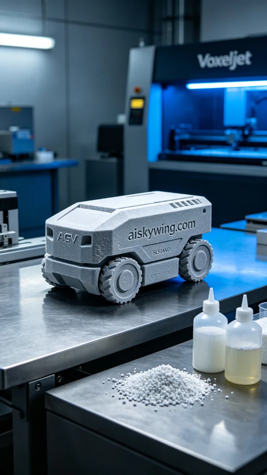 1011-AGV Components - Aiskywing Industrial 3D Printing Showcase 内容图3 Zhongshan Skywing 3D Technology Co.,LTD | 中山市天翼三维科技有限公司 1011-AGV Components - Aiskywing Industrial 3D Printing Showcase SLS-无人机机器人 (SLS-UAV) 图3张