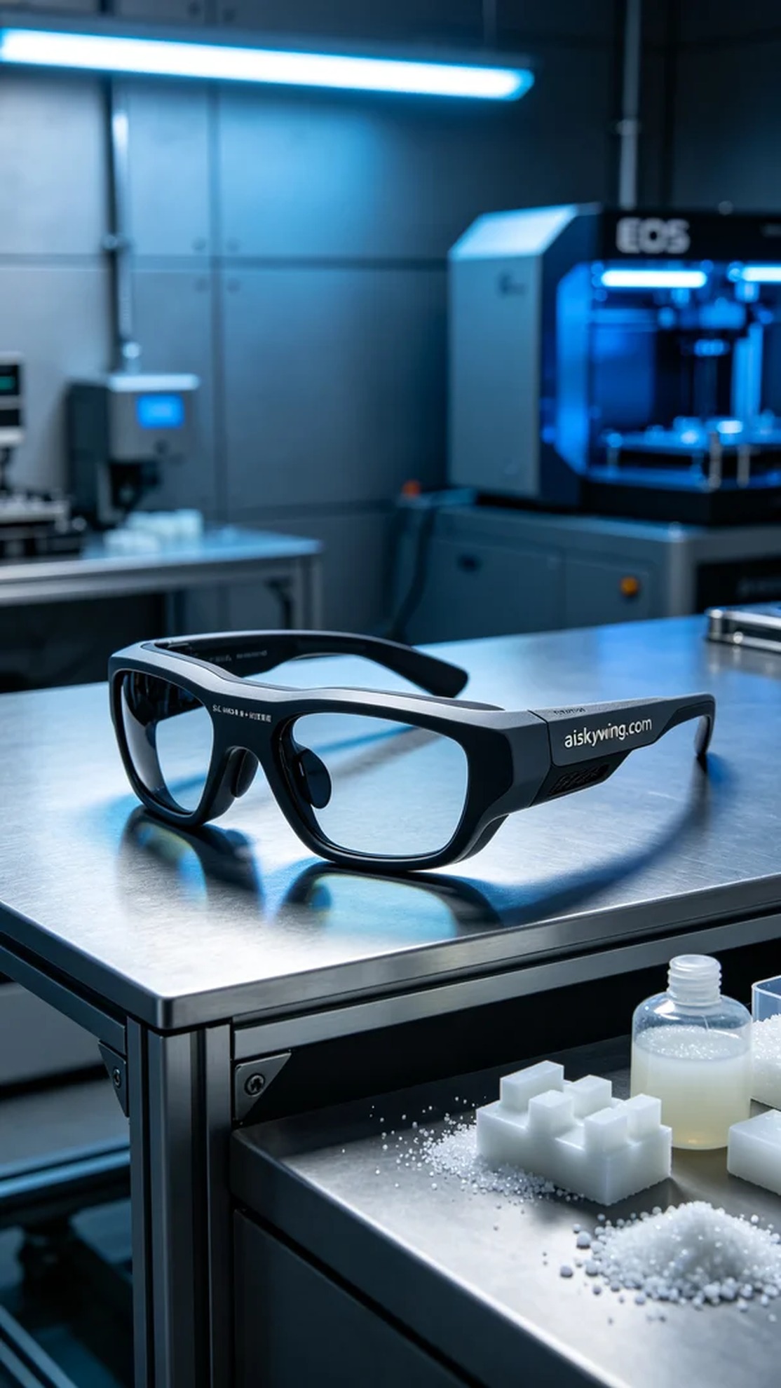 0679-AR glasses frame - Aiskywing Industrial 3D Printing Showcase 内容图2 Zhongshan Skywing 3D Technology Co.,LTD | 中山市天翼三维科技有限公司 0679-AR glasses frame - Aiskywing Industrial 3D Printing Showcase 混合工艺-综合 (HP-C) 图2张