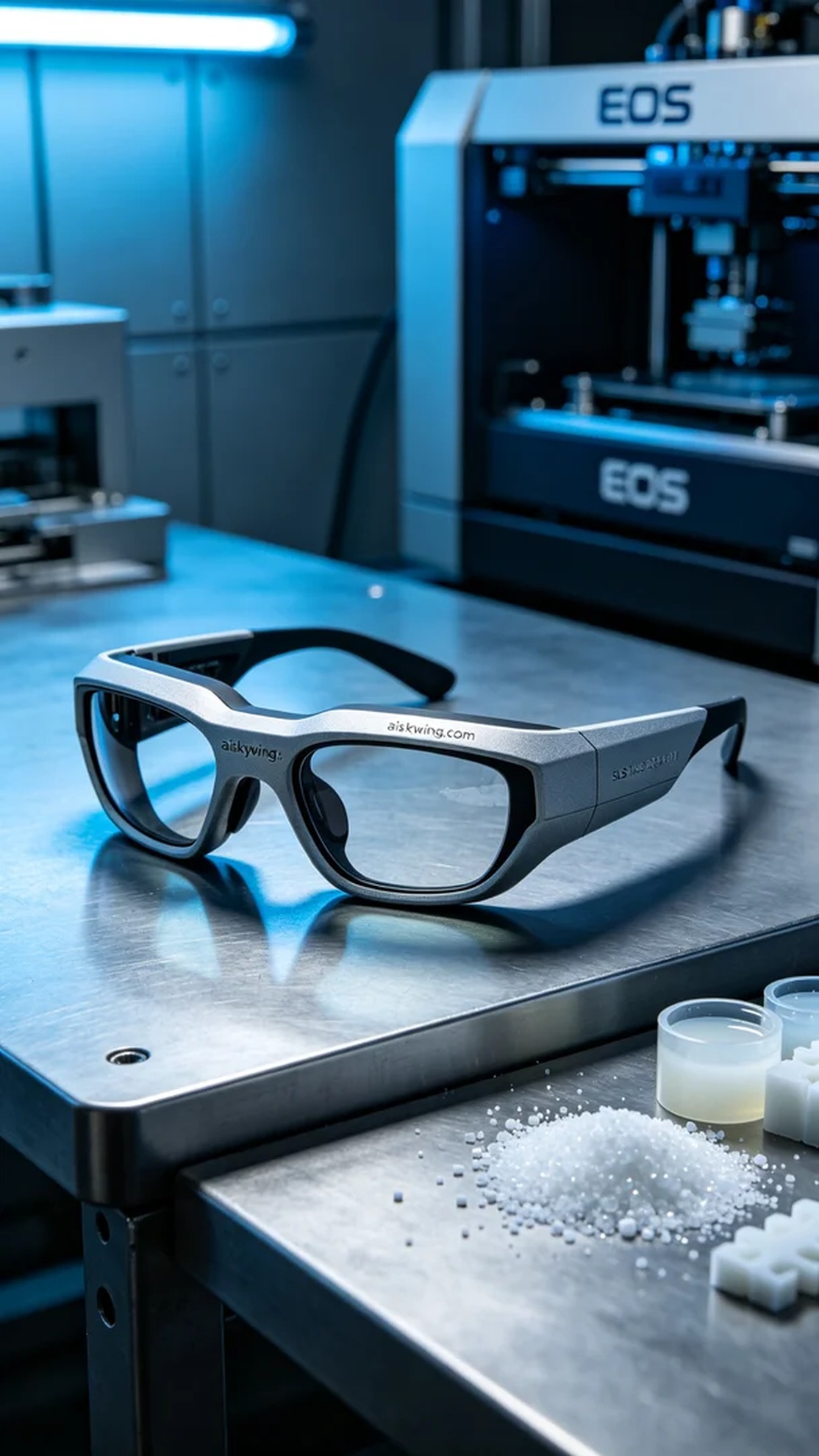 0679-AR glasses frame - Aiskywing Industrial 3D Printing Showcase 内容图4 Zhongshan Skywing 3D Technology Co.,LTD | 中山市天翼三维科技有限公司 0679-AR glasses frame - Aiskywing Industrial 3D Printing Showcase 混合工艺-综合 (HP-C) 图4张