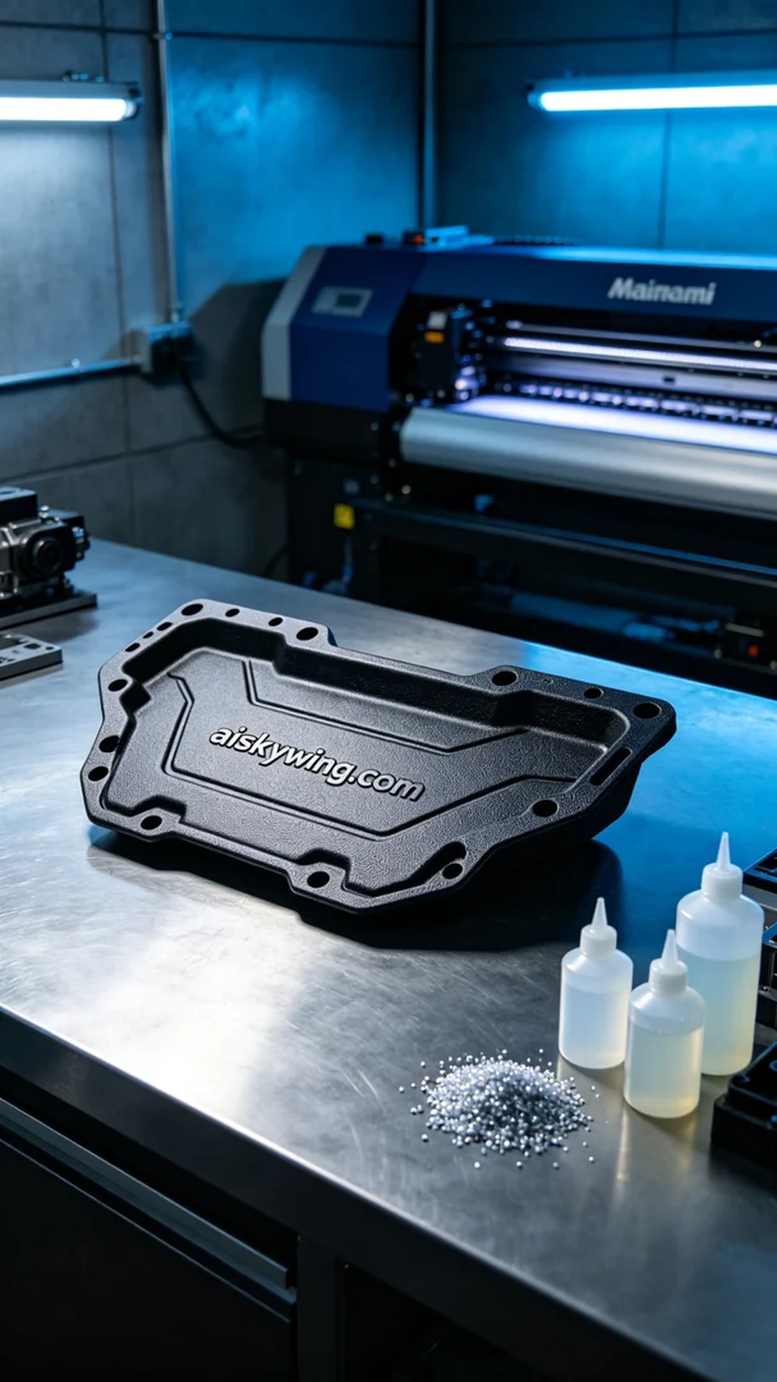 0742-Transmission skid plate - Aiskywing Industrial 3D Printing Showcase 内容图1 Zhongshan Skywing 3D Technology Co.,LTD | 中山市天翼三维科技有限公司 0742-Transmission skid plate - Aiskywing Industrial 3D Printing Showcase CNC-高精度加工 (CNC-HP) 图1张