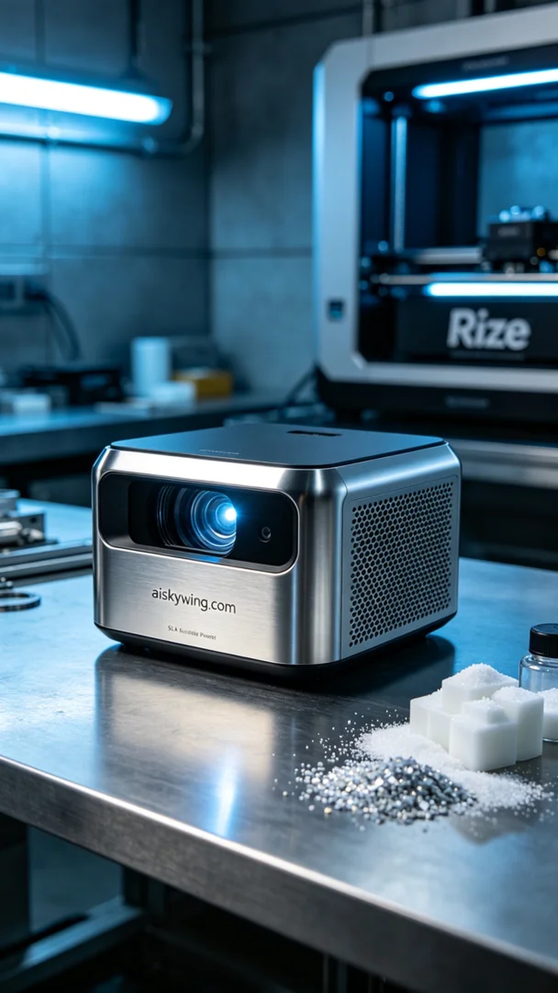 0660-Portable projector casing - Aiskywing Industrial 3D Printing Showcase 内容图3 Zhongshan Skywing 3D Technology Co.,LTD | 中山市天翼三维科技有限公司 0660-Portable projector casing - Aiskywing Industrial 3D Printing Showcase SLA-消费电子 (SLA-CE) 图3张