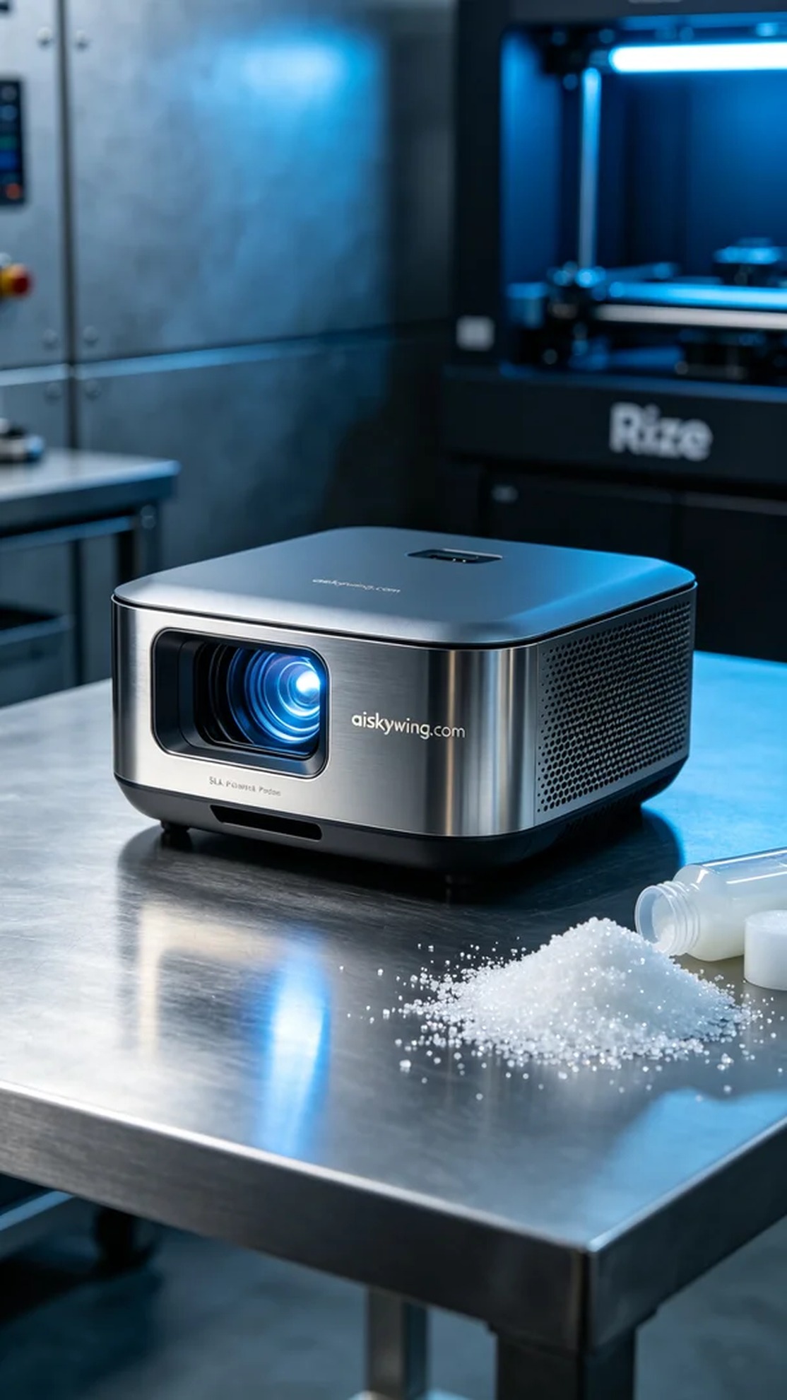 0660-Portable projector casing - Aiskywing Industrial 3D Printing Showcase 内容图4 Zhongshan Skywing 3D Technology Co.,LTD | 中山市天翼三维科技有限公司 0660-Portable projector casing - Aiskywing Industrial 3D Printing Showcase SLA-消费电子 (SLA-CE) 图4张