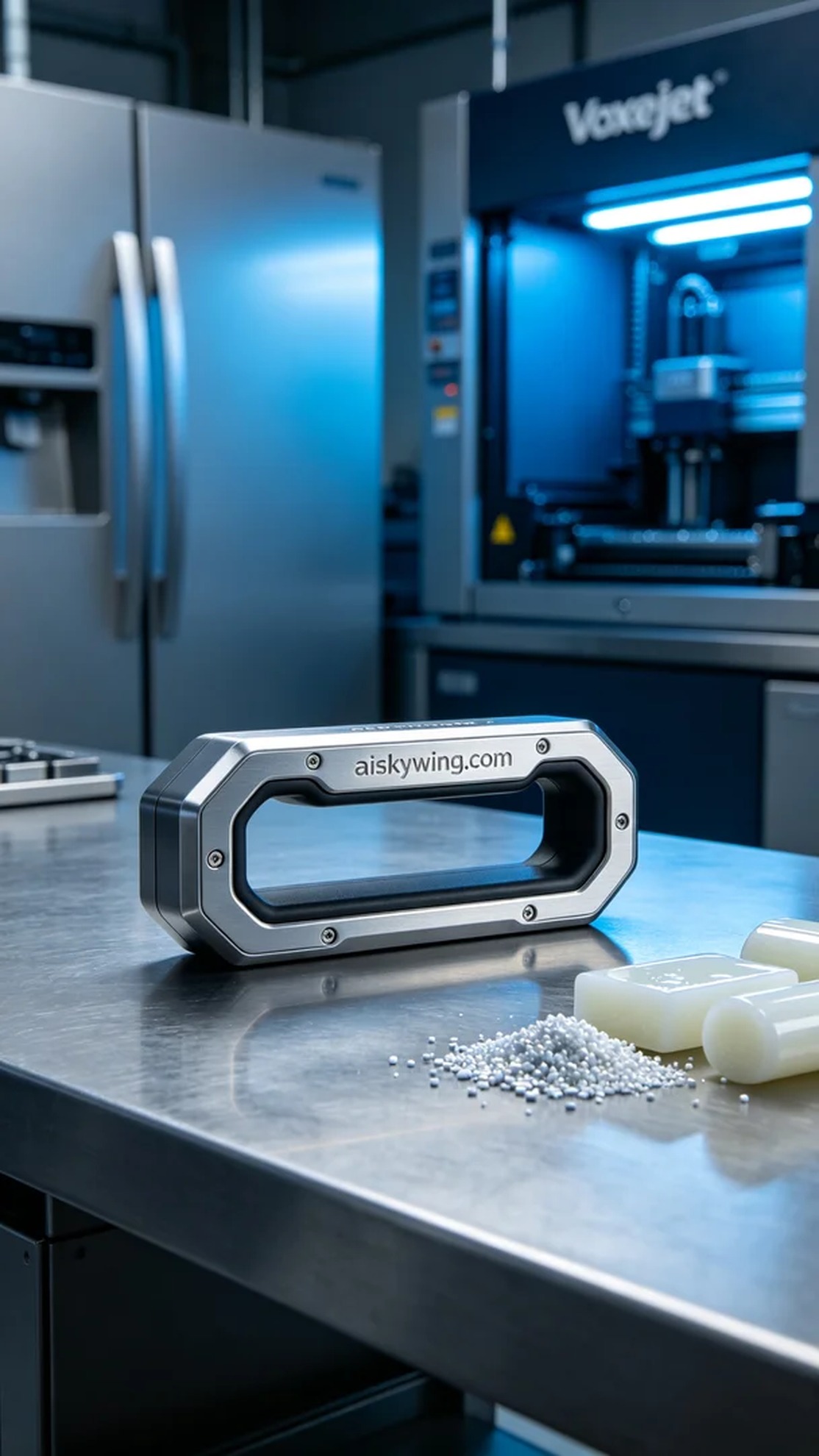 0515-Refrigerator door handle - Aiskywing Industrial 3D Printing Showcase 内容图2 Zhongshan Skywing 3D Technology Co.,LTD | 中山市天翼三维科技有限公司 0515-Refrigerator door handle - Aiskywing Industrial 3D Printing Showcase 全工艺-补充 (FP-S) 图2张