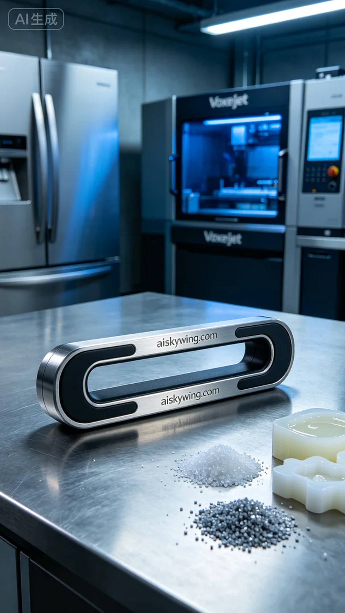 0677-Refrigerator door handle - Aiskywing Industrial 3D Printing Showcase
