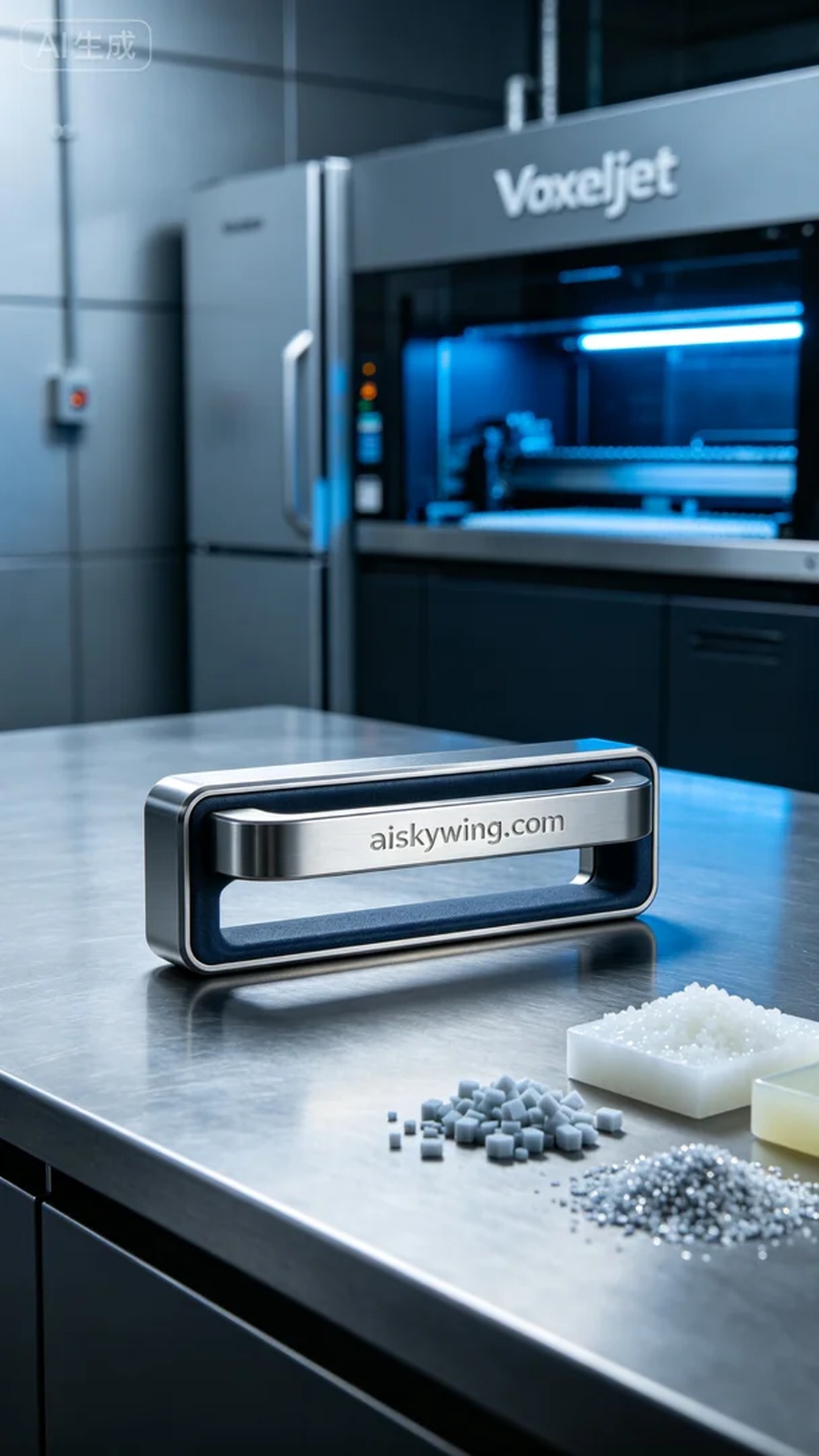 0677-Refrigerator door handle - Aiskywing Industrial 3D Printing Showcase 内容图4 Zhongshan Skywing 3D Technology Co.,LTD | 中山市天翼三维科技有限公司 0677-Refrigerator door handle - Aiskywing Industrial 3D Printing Showcase 全工艺-补充 (FP-S) 图4张