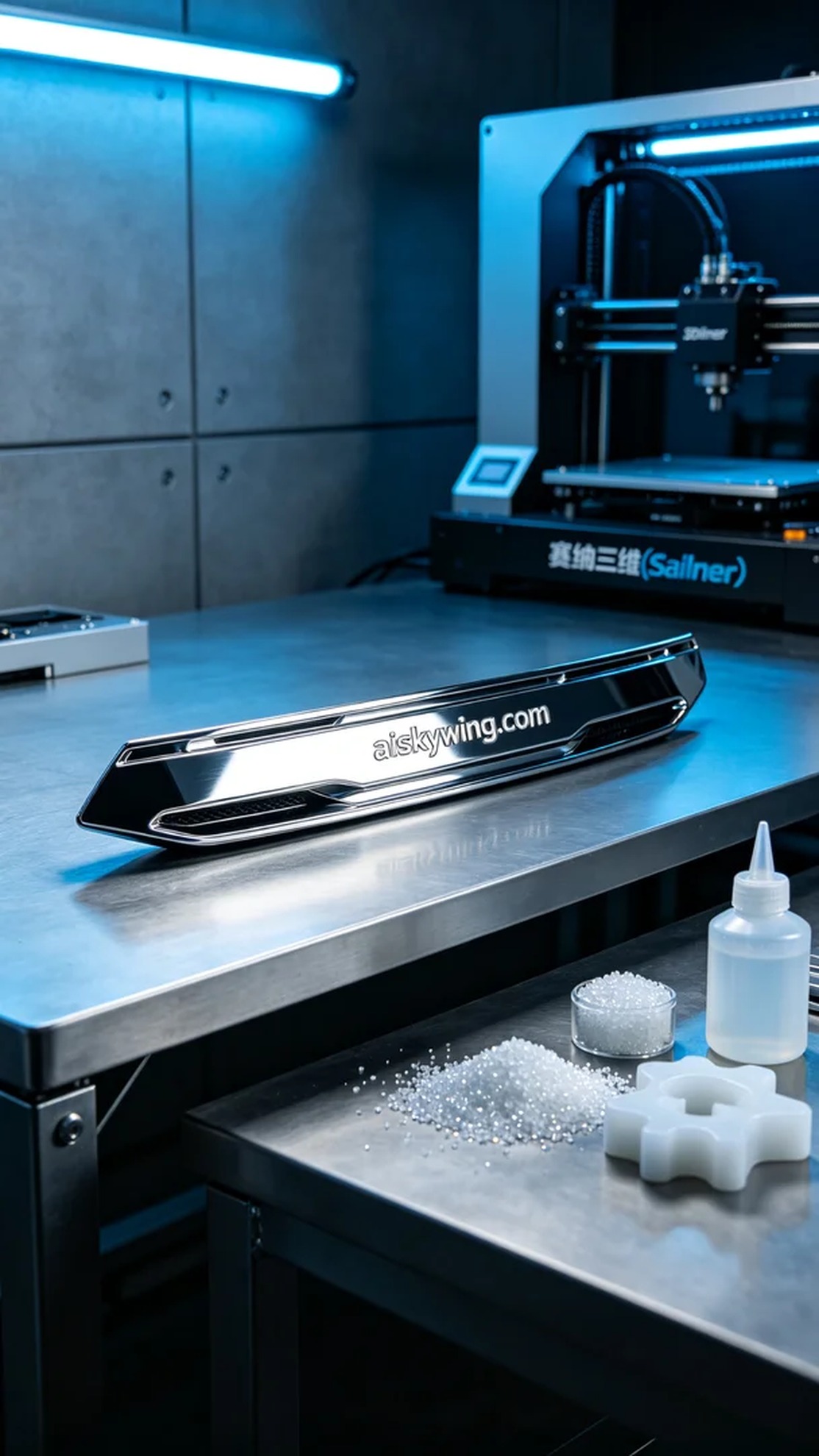0564-Side skirt trim - Aiskywing Industrial 3D Printing Showcase 内容图2 Zhongshan Skywing 3D Technology Co.,LTD | 中山市天翼三维科技有限公司 0564-Side skirt trim - Aiskywing Industrial 3D Printing Showcase CNC-高精度加工 (CNC-HP) 图2张