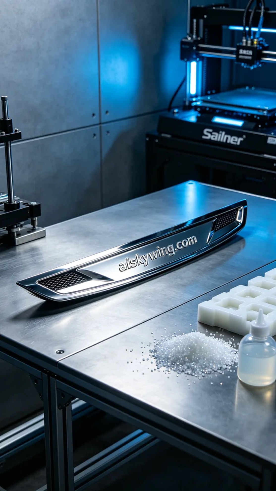 0564-Side skirt trim - Aiskywing Industrial 3D Printing Showcase 内容图3 Zhongshan Skywing 3D Technology Co.,LTD | 中山市天翼三维科技有限公司 0564-Side skirt trim - Aiskywing Industrial 3D Printing Showcase CNC-高精度加工 (CNC-HP) 图3张