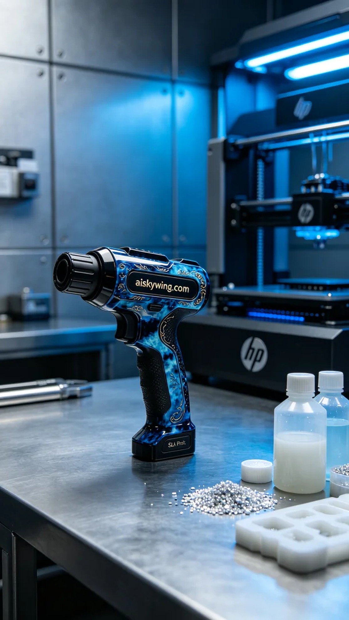 0688-Product handle - Aiskywing Industrial 3D Printing Showcase 内容图4 Zhongshan Skywing 3D Technology Co.,LTD | 中山市天翼三维科技有限公司 0688-Product handle - Aiskywing Industrial 3D Printing Showcase 混合工艺-综合 (HP-C) 图4张
