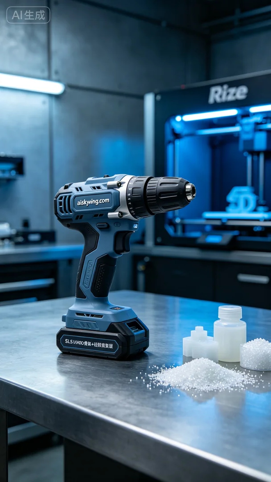 0779-Impact drill handle - Aiskywing Industrial 3D Printing Showcase 内容图1 Zhongshan Skywing 3D Technology Co.,LTD | 中山市天翼三维科技有限公司 0779-Impact drill handle - Aiskywing Industrial 3D Printing Showcase 全工艺-补充 (FP-S) 图1张