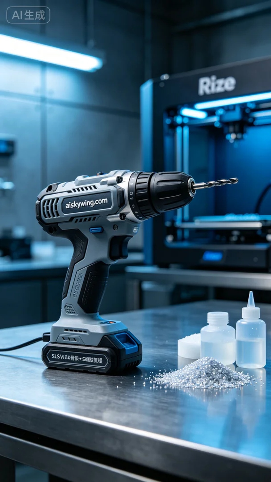 0779-Impact drill handle - Aiskywing Industrial 3D Printing Showcase 内容图2 Zhongshan Skywing 3D Technology Co.,LTD | 中山市天翼三维科技有限公司 0779-Impact drill handle - Aiskywing Industrial 3D Printing Showcase 全工艺-补充 (FP-S) 图2张