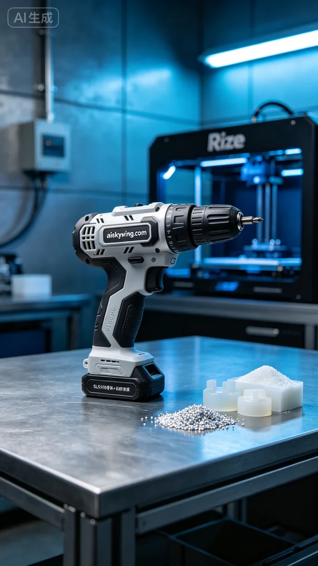 0779-Impact drill handle - Aiskywing Industrial 3D Printing Showcase 内容图3 Zhongshan Skywing 3D Technology Co.,LTD | 中山市天翼三维科技有限公司 0779-Impact drill handle - Aiskywing Industrial 3D Printing Showcase 全工艺-补充 (FP-S) 图3张