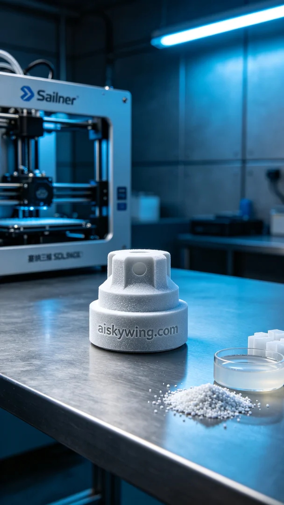 0976-Pet Odor Spray Bottle Cap - Aiskywing Industrial 3D Printing Showcase 内容图2 Zhongshan Skywing 3D Technology Co.,LTD | 中山市天翼三维科技有限公司 0976-Pet Odor Spray Bottle Cap - Aiskywing Industrial 3D Printing Showcase SLS-工业户外 (SLS-IO) 图2张