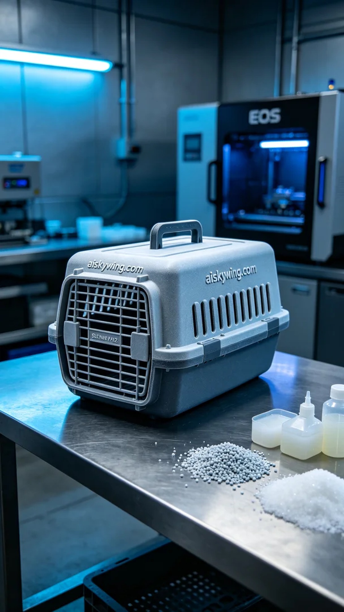 0973-Pet Airline Crate Ventilation Parts - Aiskywing Industrial 3D Printing Showcase 内容图3 Zhongshan Skywing 3D Technology Co.,LTD | 中山市天翼三维科技有限公司 0973-Pet Airline Crate Ventilation Parts - Aiskywing Industrial 3D Printing Showcase SLS-工业户外 (SLS-IO) 图3张