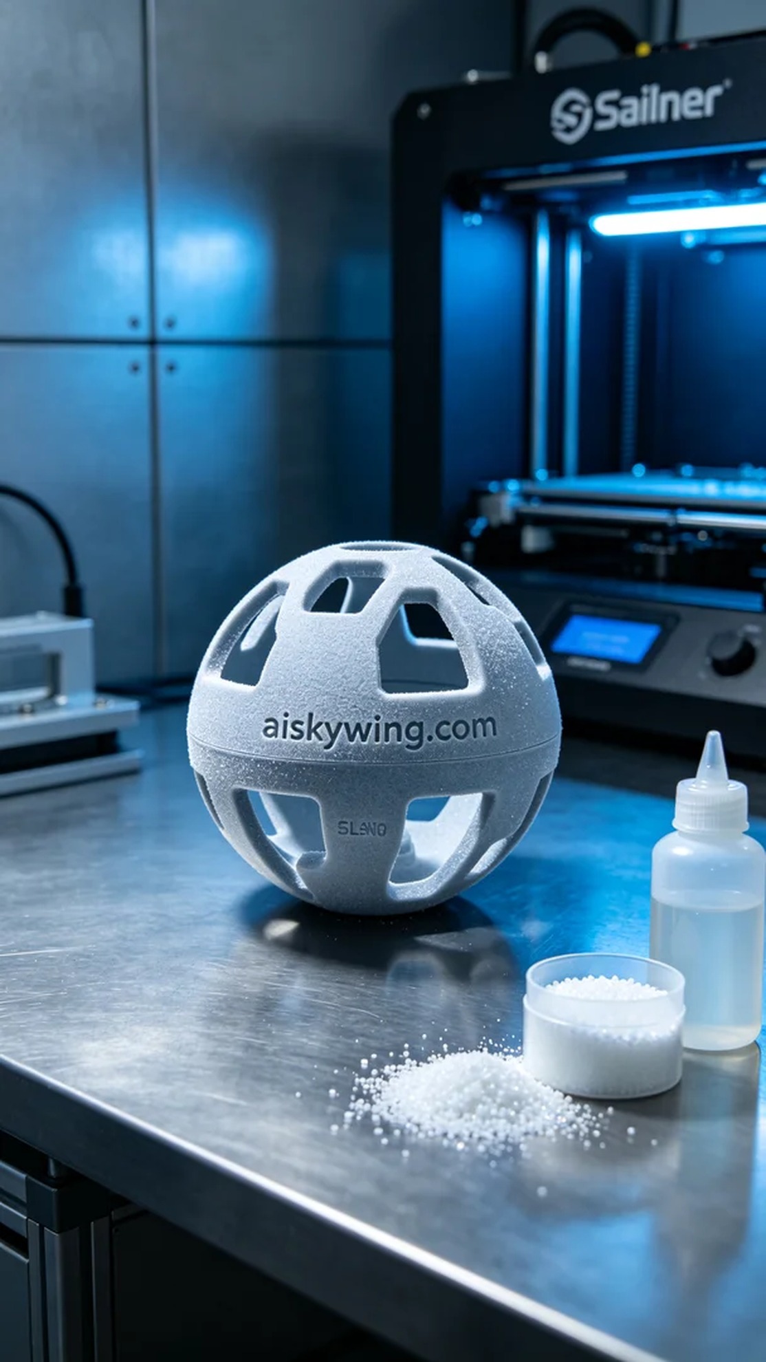 0945-Pet food dispensing ball shell - Aiskywing Industrial 3D Printing Showcase 内容图2 Zhongshan Skywing 3D Technology Co.,LTD | 中山市天翼三维科技有限公司 0945-Pet food dispensing ball shell - Aiskywing Industrial 3D Printing Showcase SLS-工业户外 (SLS-IO) 图2张