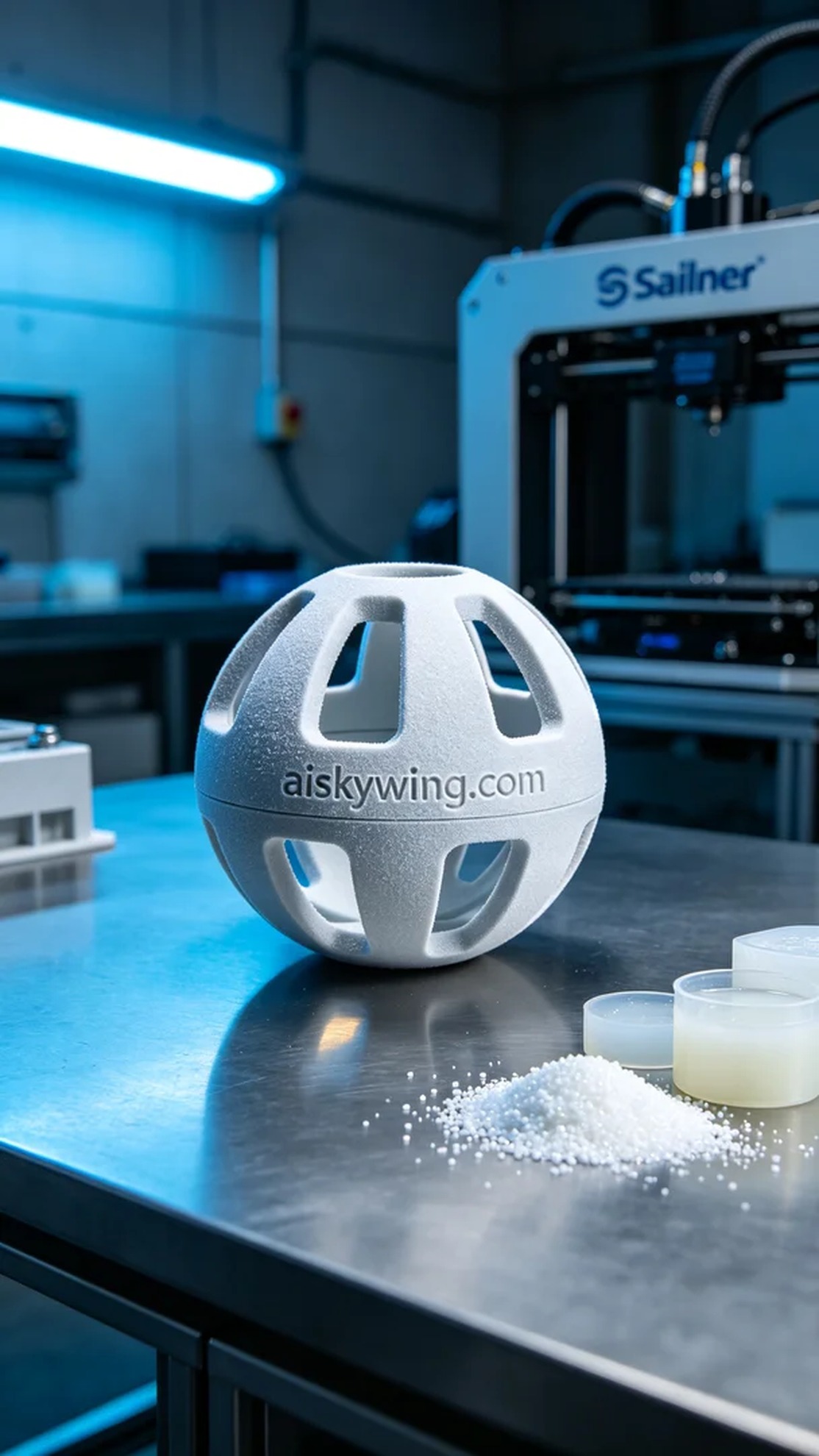 0945-Pet food dispensing ball shell - Aiskywing Industrial 3D Printing Showcase 内容图3 Zhongshan Skywing 3D Technology Co.,LTD | 中山市天翼三维科技有限公司 0945-Pet food dispensing ball shell - Aiskywing Industrial 3D Printing Showcase SLS-工业户外 (SLS-IO) 图3张